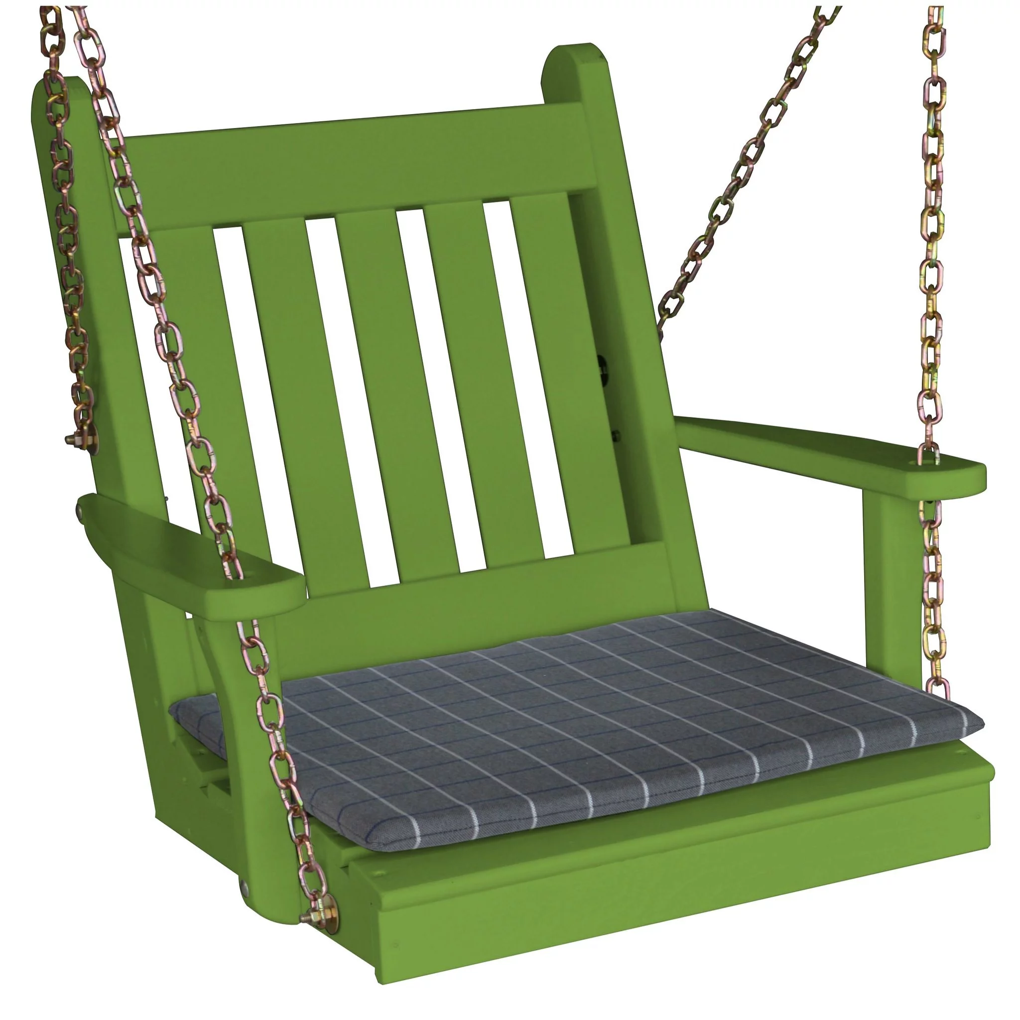 Kunkle Holdings, LLC Pine 2' Traditional English Chair Swing Cedar Stain
