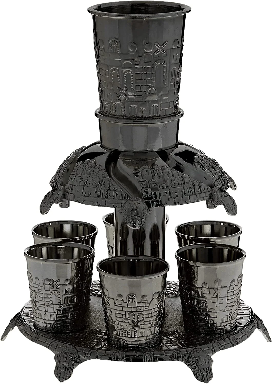 Silver Plated Fountain, 6 Cups