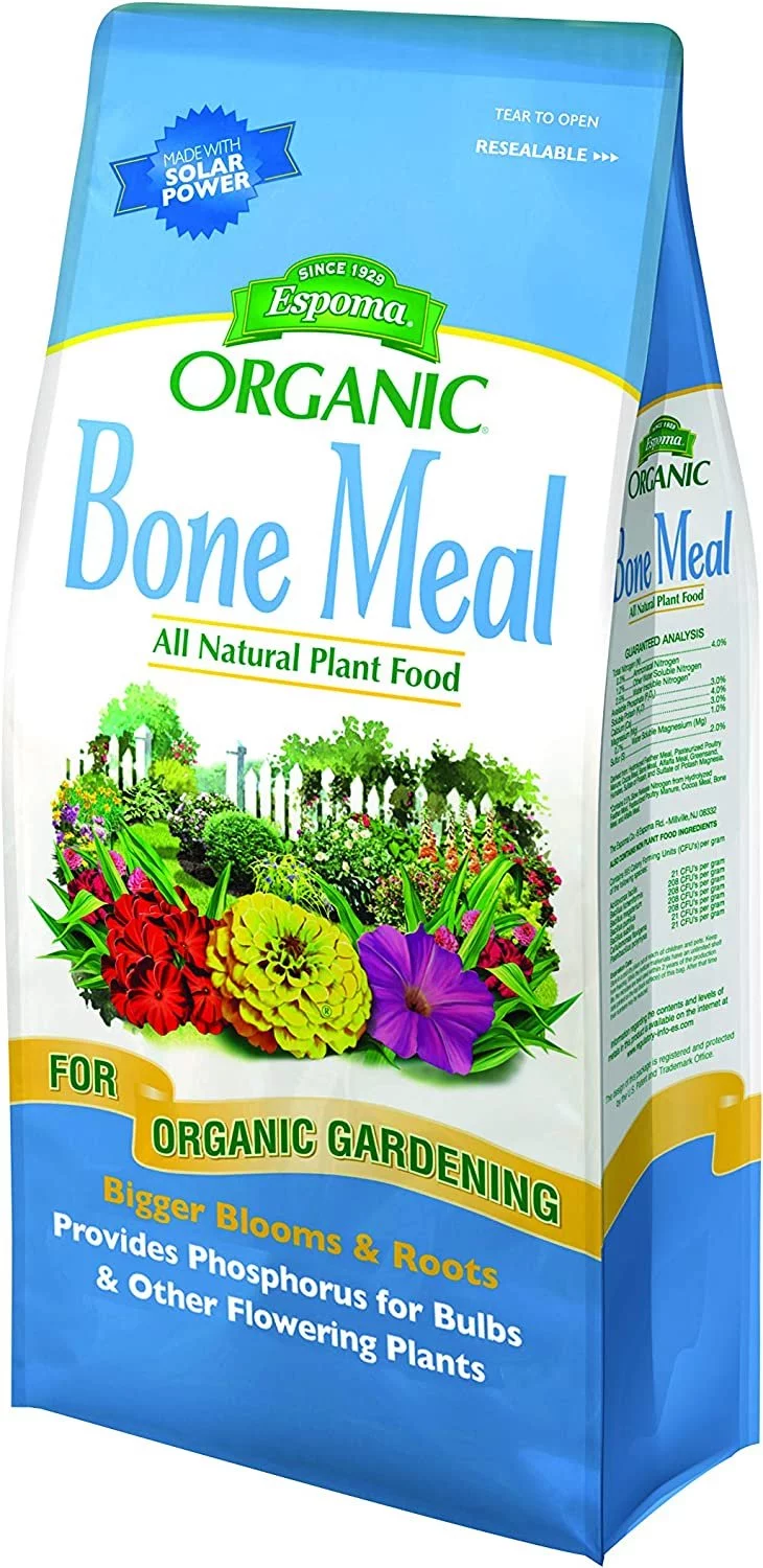 Espoma Organic Bone Meal Fertilizer 4-12-0. All-Natural Plant Food Source of Nitrogen and Phosphorus for Organic Gardening. for Bulbs & Other Flowering Plants. 10 lb. Bag. Pack of 1