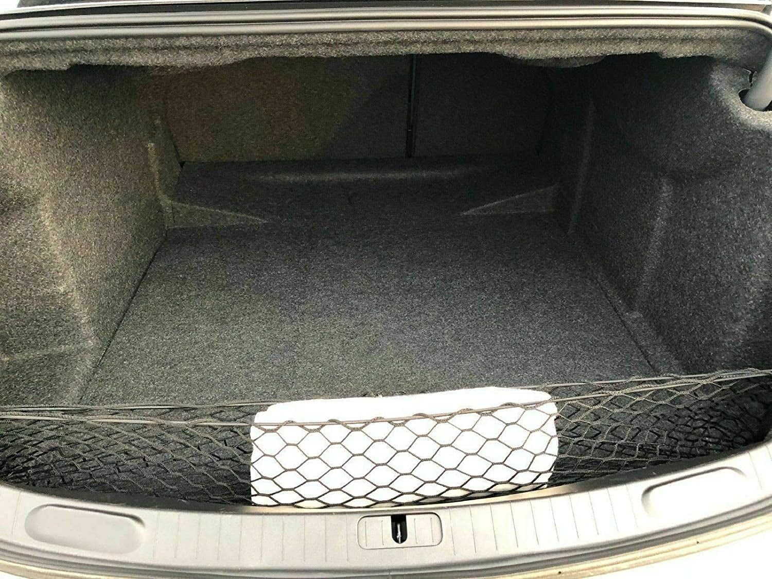 EACCESSORIES EA Trunk Organizer Cargo Net for Chevrolet Caprice 2011-2017 – Envelope Style Cargo Net for Sedan – Premium Mesh Car Trunk Organizer Vehicle Carrier Storage – Compatible Chevy Caprice