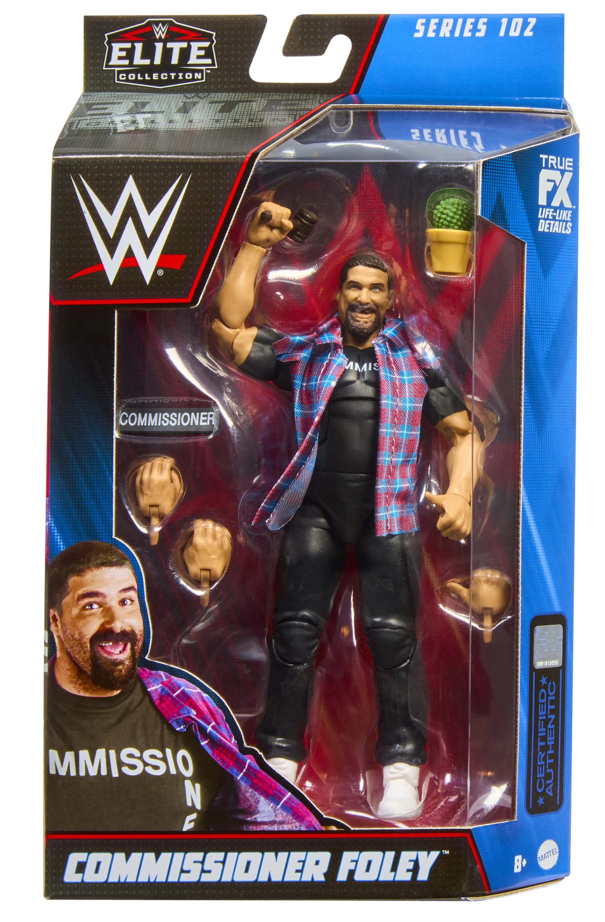 WWE Elite Action Figure Commissioner Foley