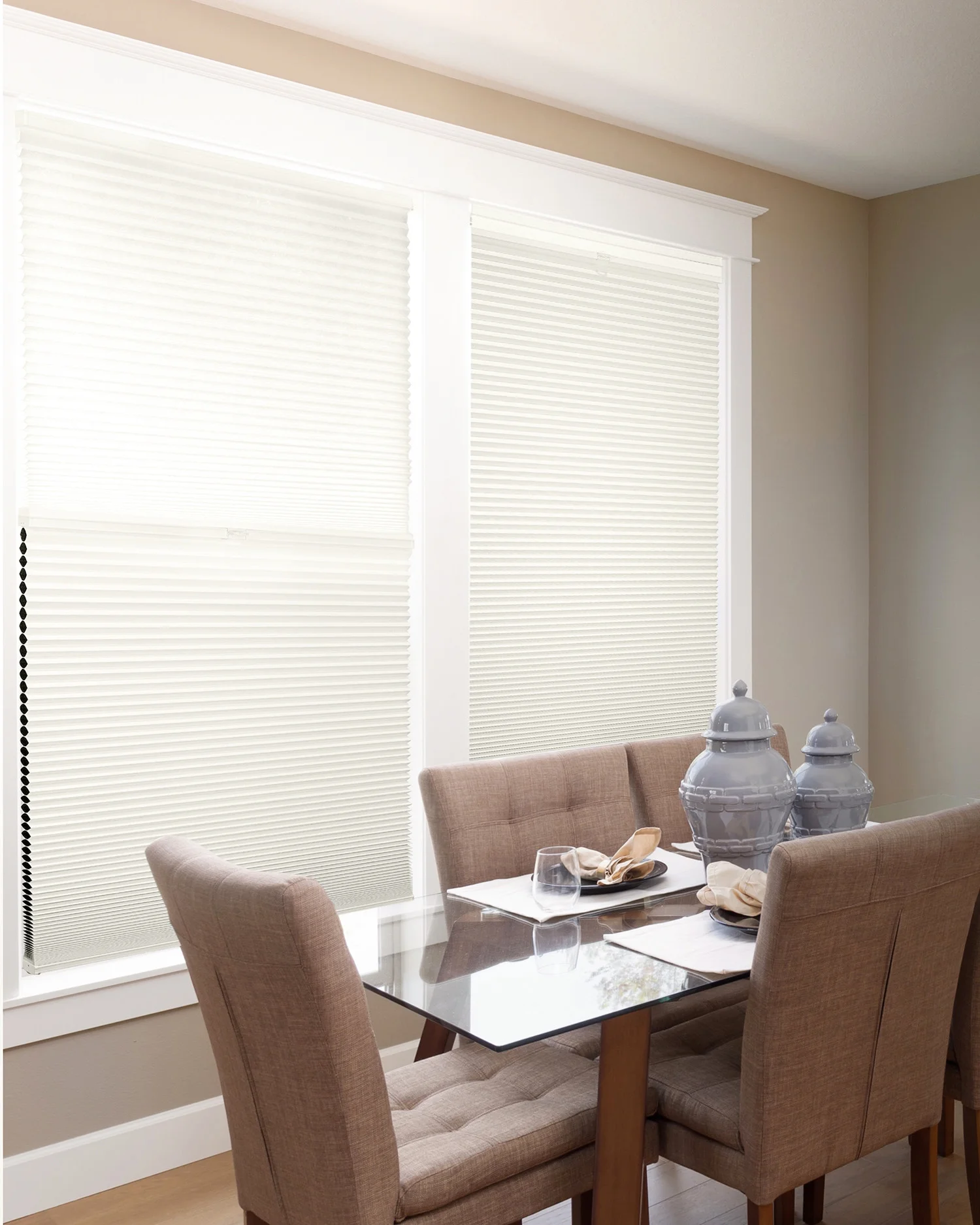 Chicology Cordless Cellular Shade, Limestone 34.5