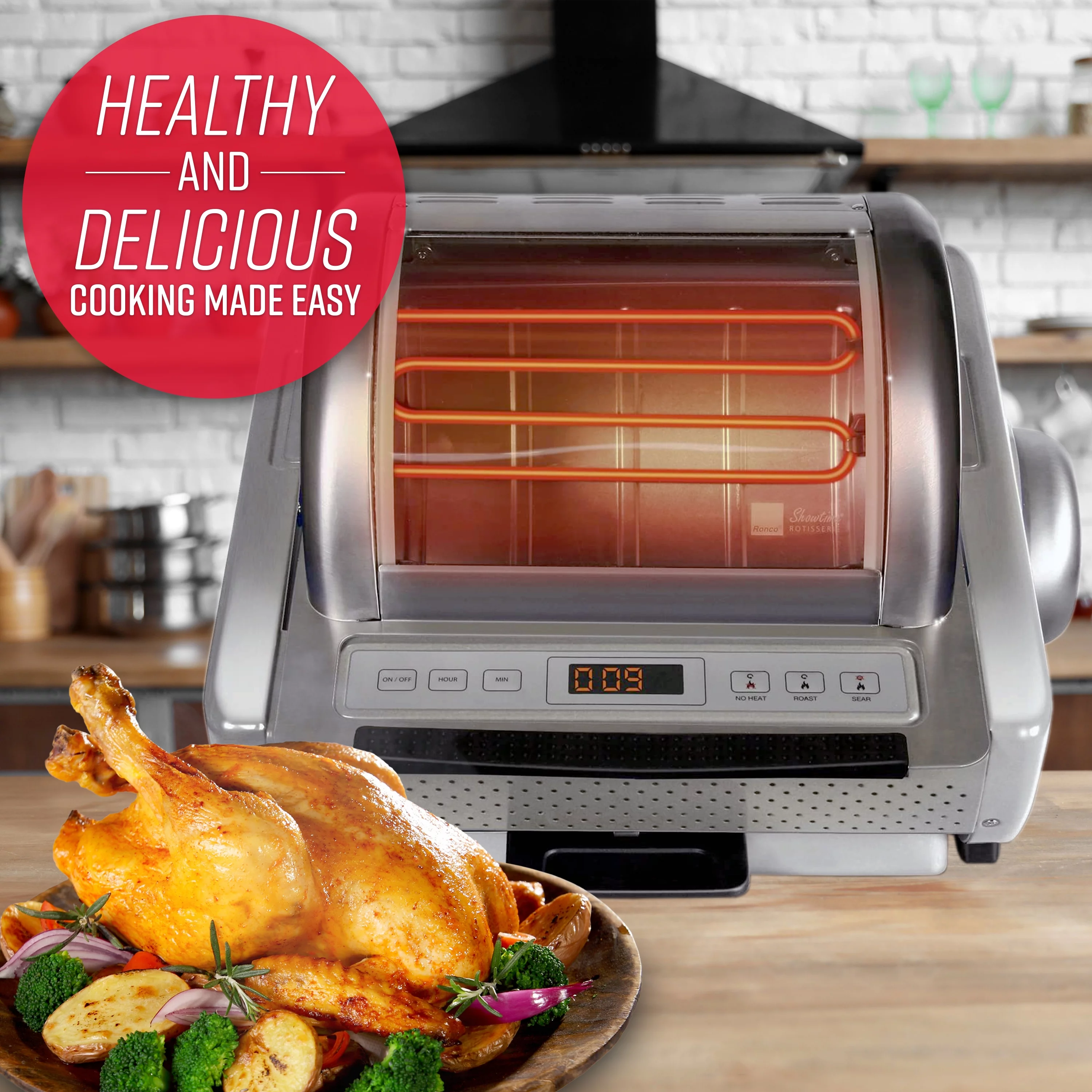 Ronco ST5250SSGEN EZ-Store Rotisserie, Stainless