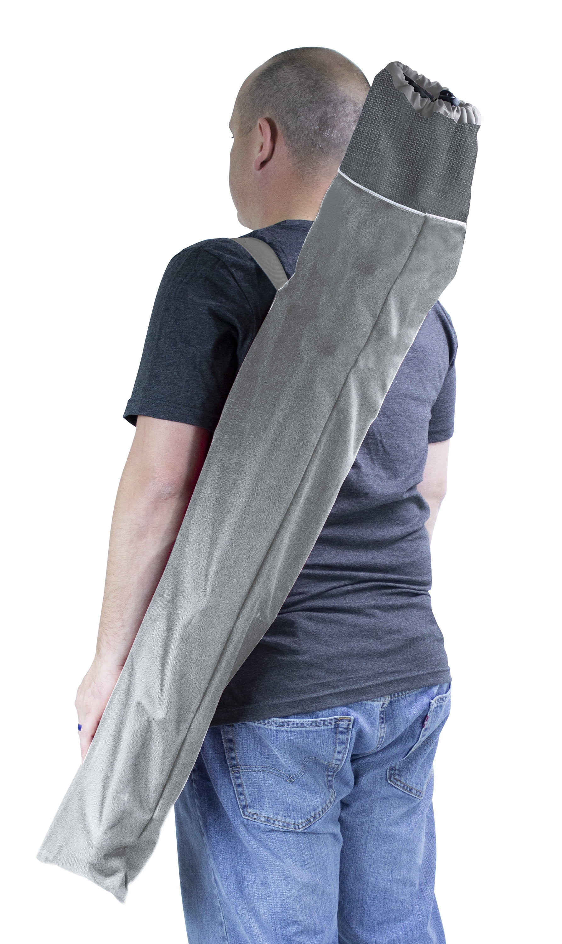 GCI Outdoor Comfort Pro Lightweight Folding Camping Chair, Heathered Pewter