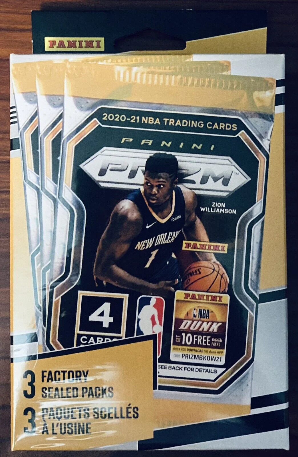 2020-21 Panini Prizm NBA Basketball Retail 3 Pack Hanger Box Meijer MJ Holding