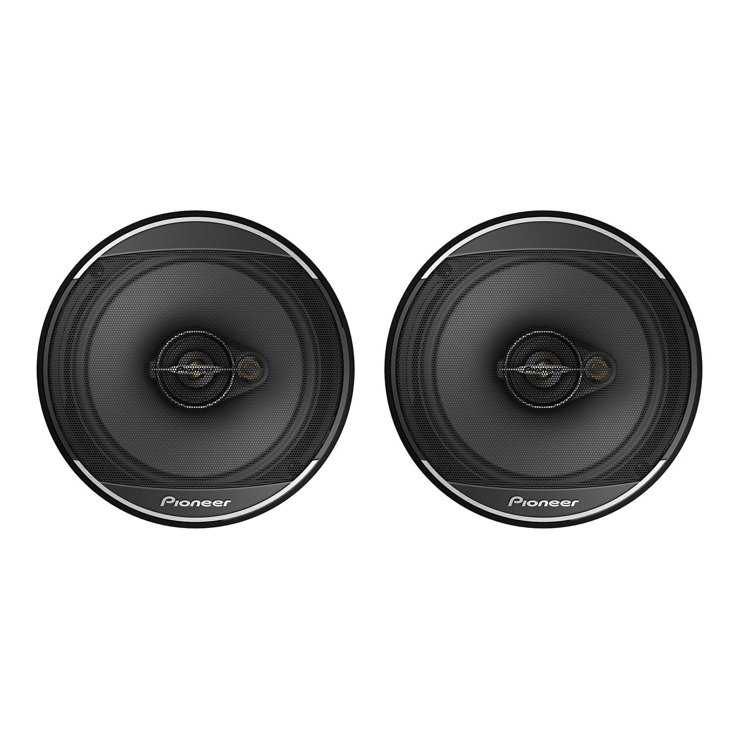 Pioneer 6-1/2-In. 320-Watt 3-Way Full-Range Coaxial Speakers Black, Max Power 2 Pack, TS-A1671F