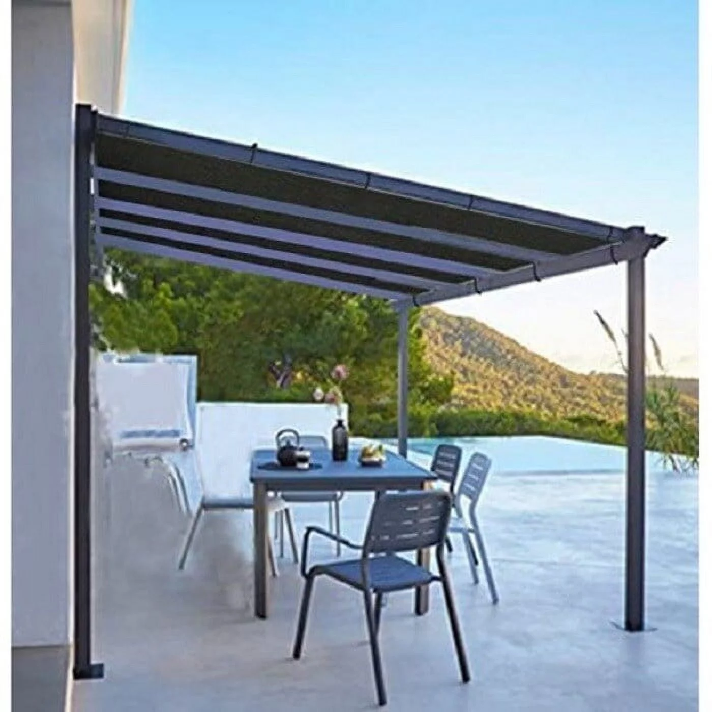 Agfabric  Shade Panel Block 90% of UV Rays with Ready-tie up Ribbon 8 X 10