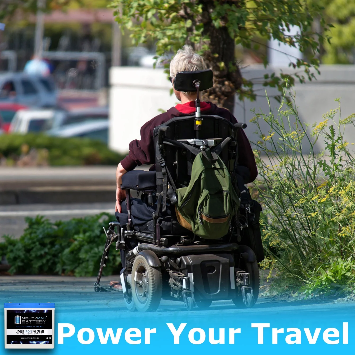 12V 55AH Lithium Battery Replaces Quantum QG edge 2.0 Power Chair