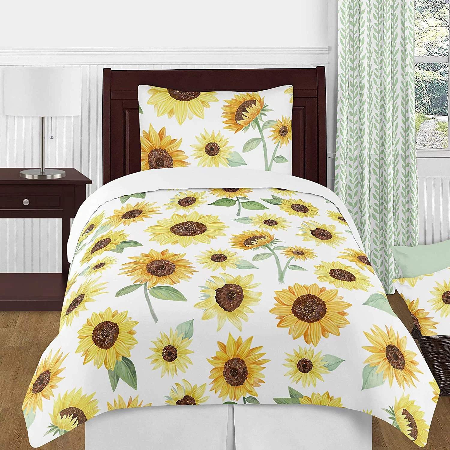 Sunflower Collection Fabric Empire Lamp Shade by Sweet Jojo Designs