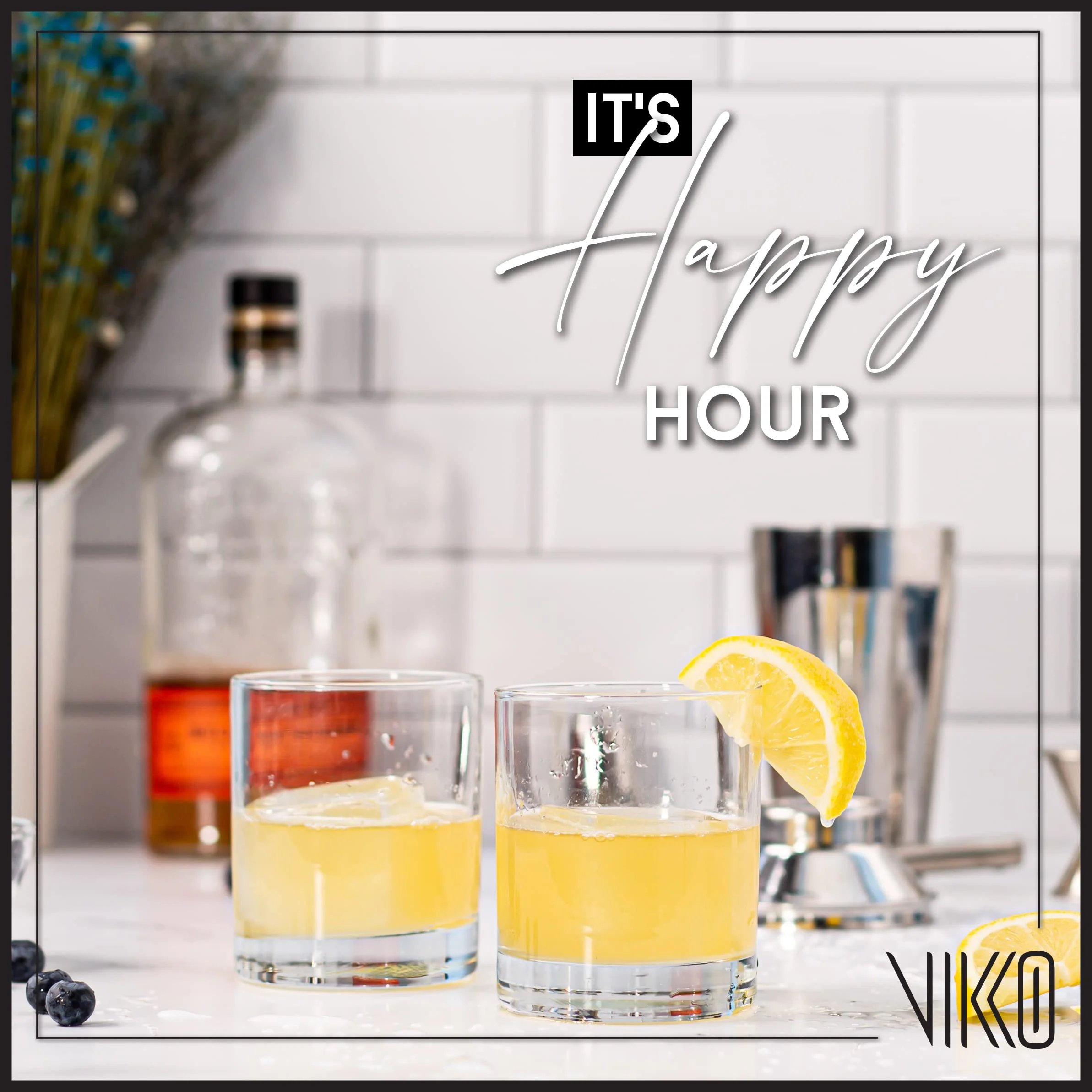 Vikko Whiskey Glasses, 10.25 Oz Scotch Glasses, Set of 6 Old Fashioned Glasses, Crystal Clear Bar Glass, Sturdy Base