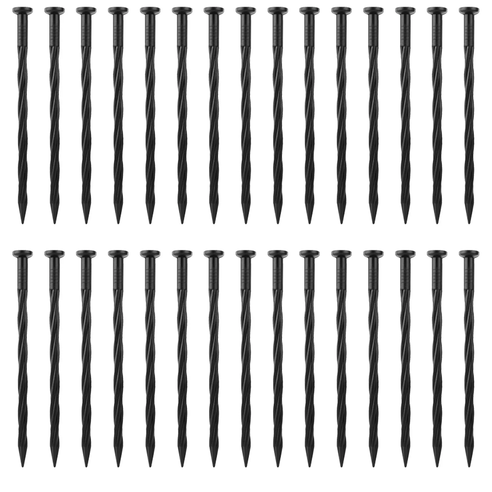 YALFJV Gear Kits Edging Stake 30PCS Spiral Anchoring Garden Stakes For Paver Edging