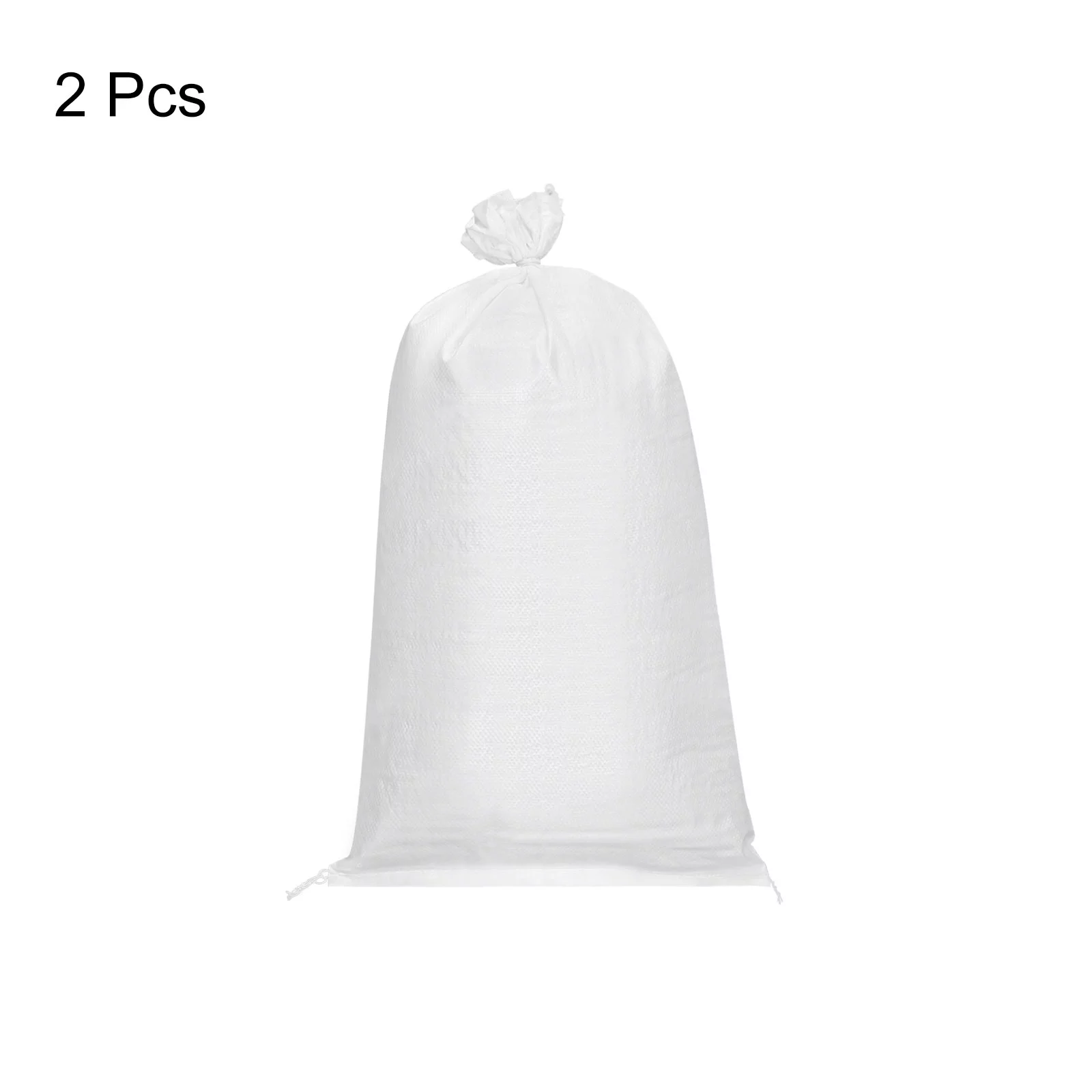 Sand Bags Empty White Woven Polypropylene 44.5 Inch x 29.5 Inch Pack of 2
