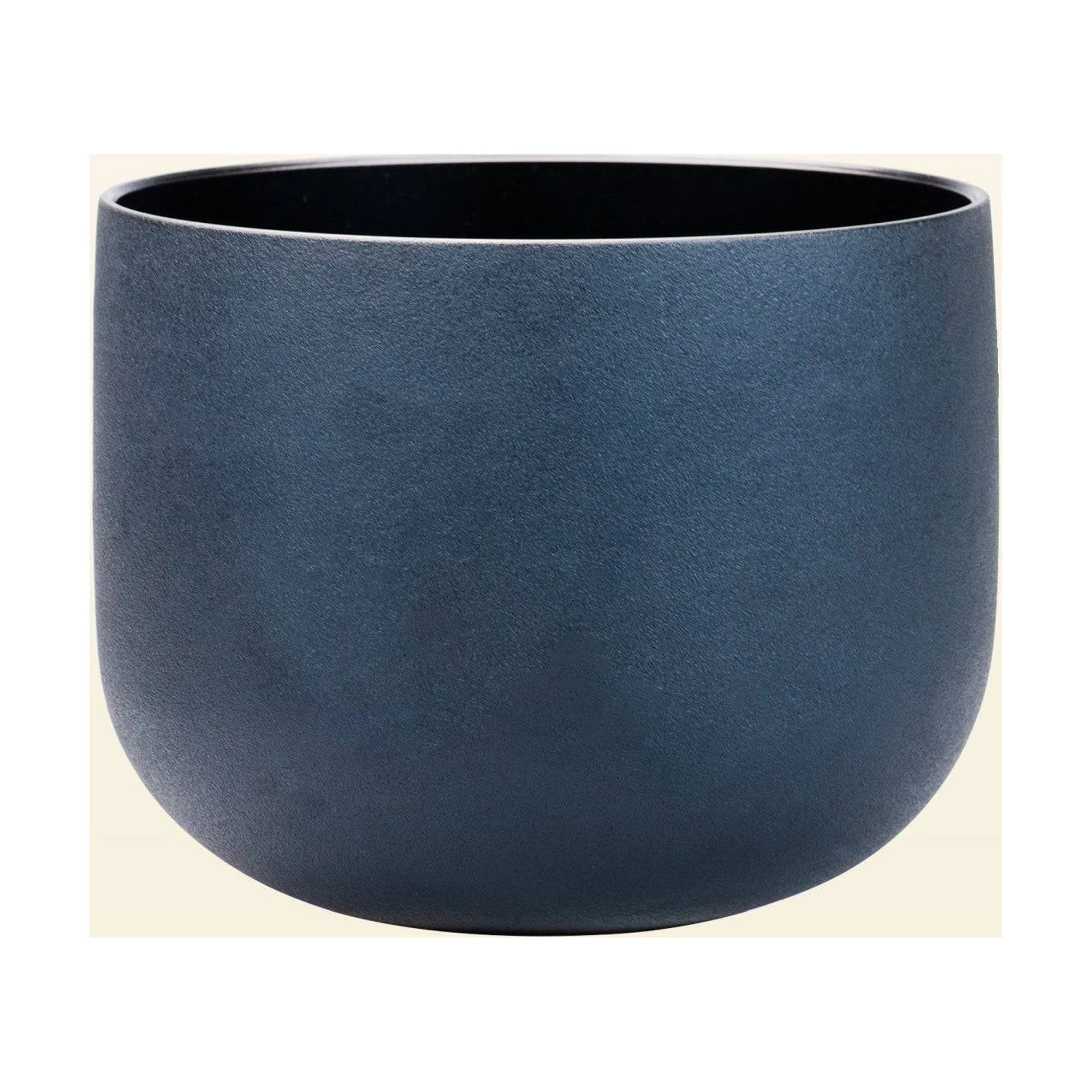 TOPFUND Black A Note 440Hz Crystal Singing Bowl Third Eye Chakra with Heavy duty carrying case and Suede Stuck