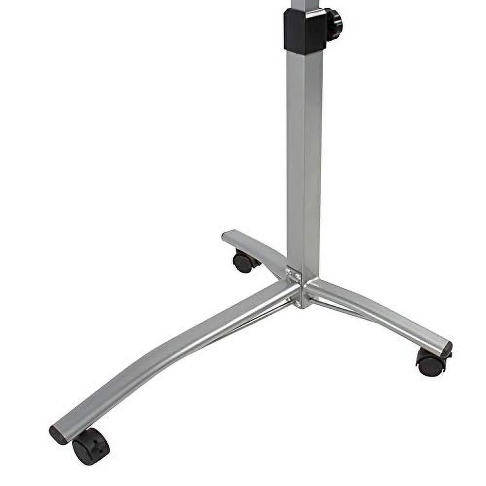 MEDA |Angle & Height Adjustable Rolling Laptop Desk Cart Over Bed Hospital Table Stand