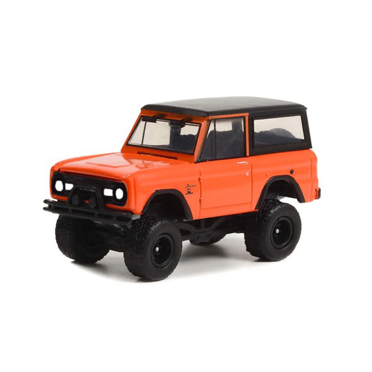 Greenlight Collectibles 1/64 1967 Ford Bronco, Custom Orange with Black Top, Barrett-Jackson Scottsdale Series 10 37260-C