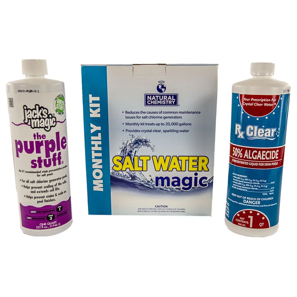 Natural Chemistry Swimming Pool Salt Water Magic Closing Chemical Kit
