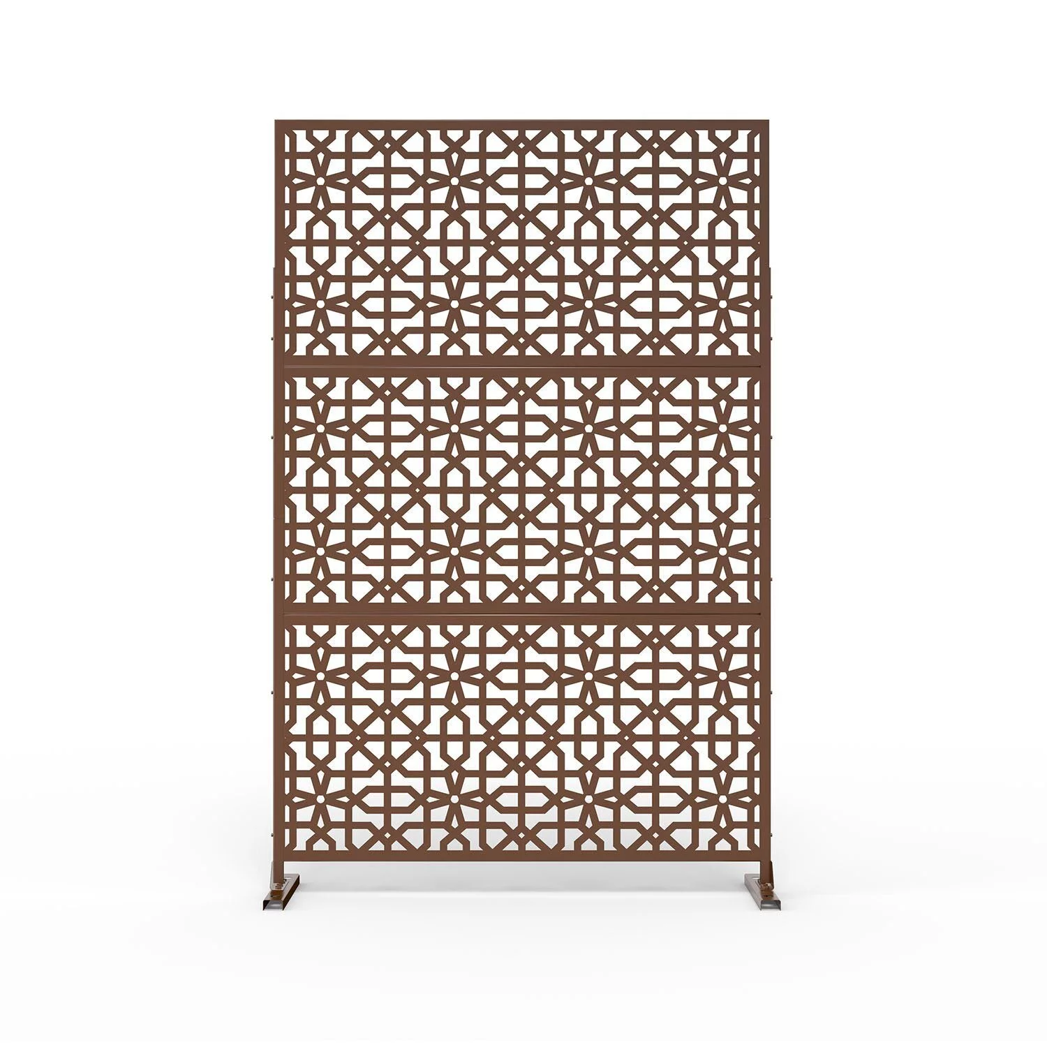 6.5 ft. H x 4 ft. W Laser Cut Metal Privacy Screen