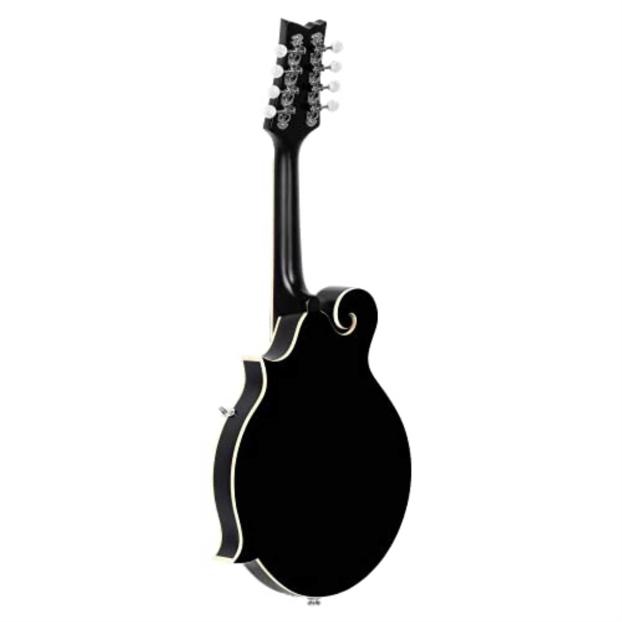 Ortega Guitars, 8-String F-Style Series Acoustic-Electric Mandolin w/Bag, Right (RMFE40SBK)