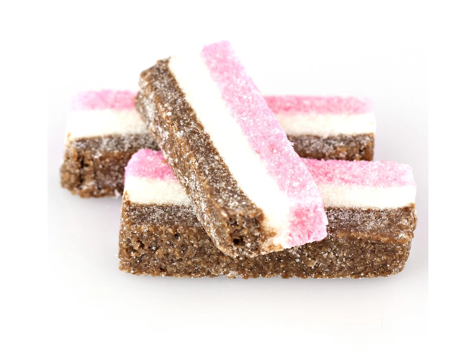 Beulah's Rainbow Coconut Strips 1 Pound Package, 20 Pieces of Candy, Unwrapped Coconut Candy Bars