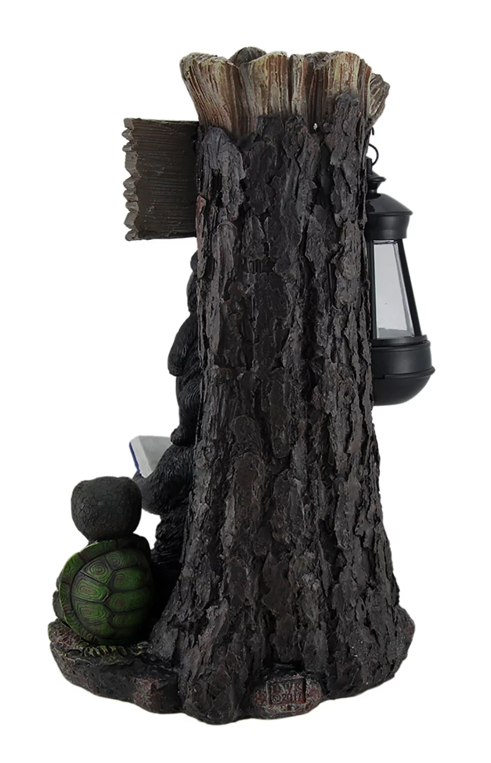Zeckos Little Critters Reading Bears Welcome Statue W/ Solar LED Lantern