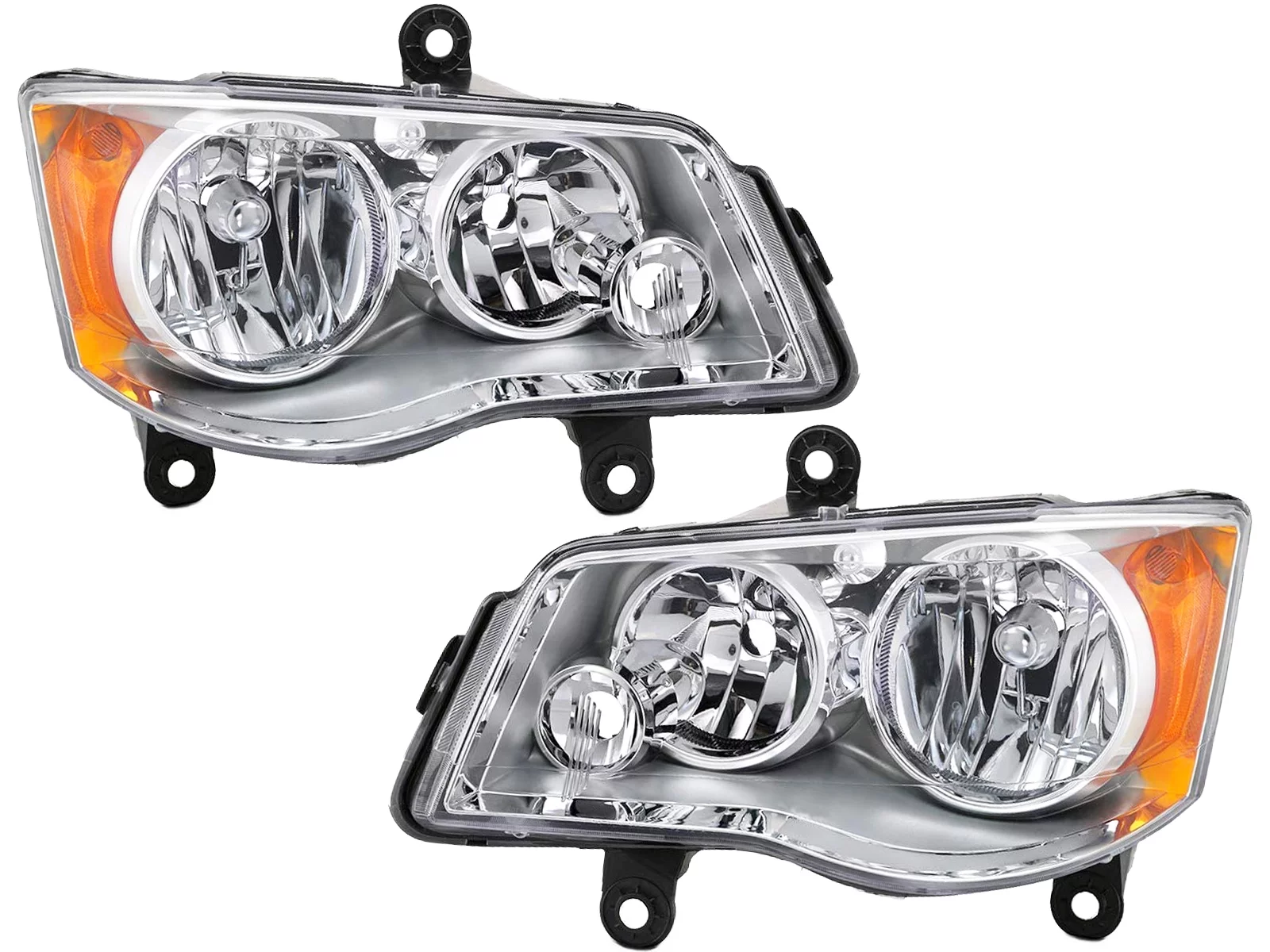 APA Replacement Head Light for 2008 - 2016 Town&Country Code LME 2011 - 2020 Grand Caravan Pair of Passenger Right and Driver Left Side