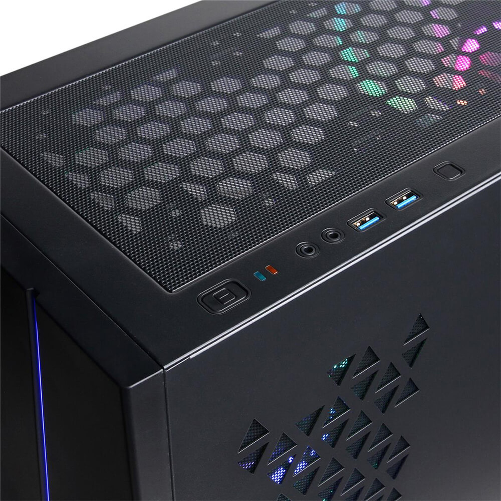 CYBERPOWERPC GMA9240CPGV2 Gamer Master Gaming Desktop Computer - AMD Ryzen 7, 16GB RAM, 500GB SSD + 2TB HDD, Windows 11
