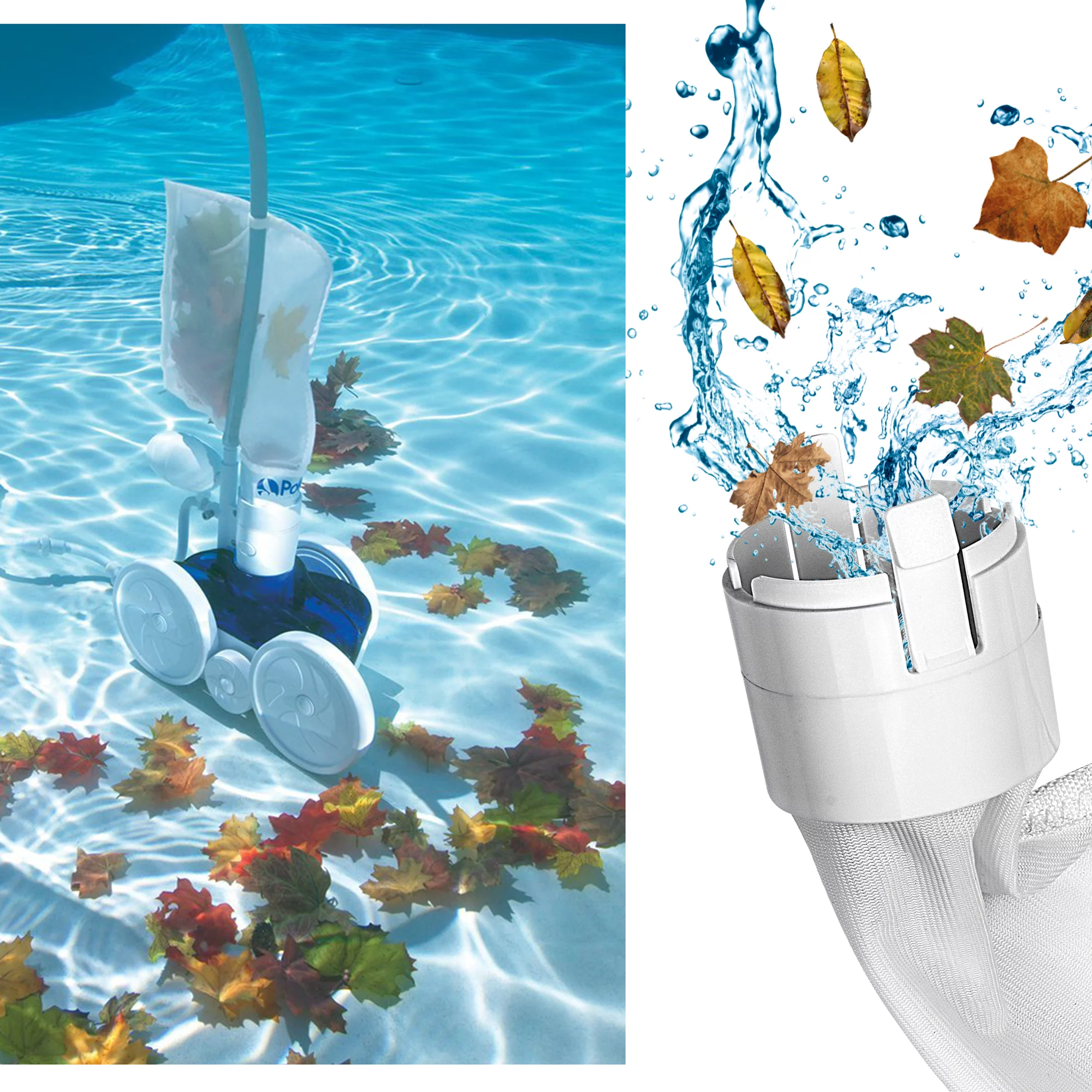 FOHUSH 2 Pack 360 380 Polaris Bags Special Accessories For Pool Cleaners Ideal for Collecting A Variety Of Pool Debris