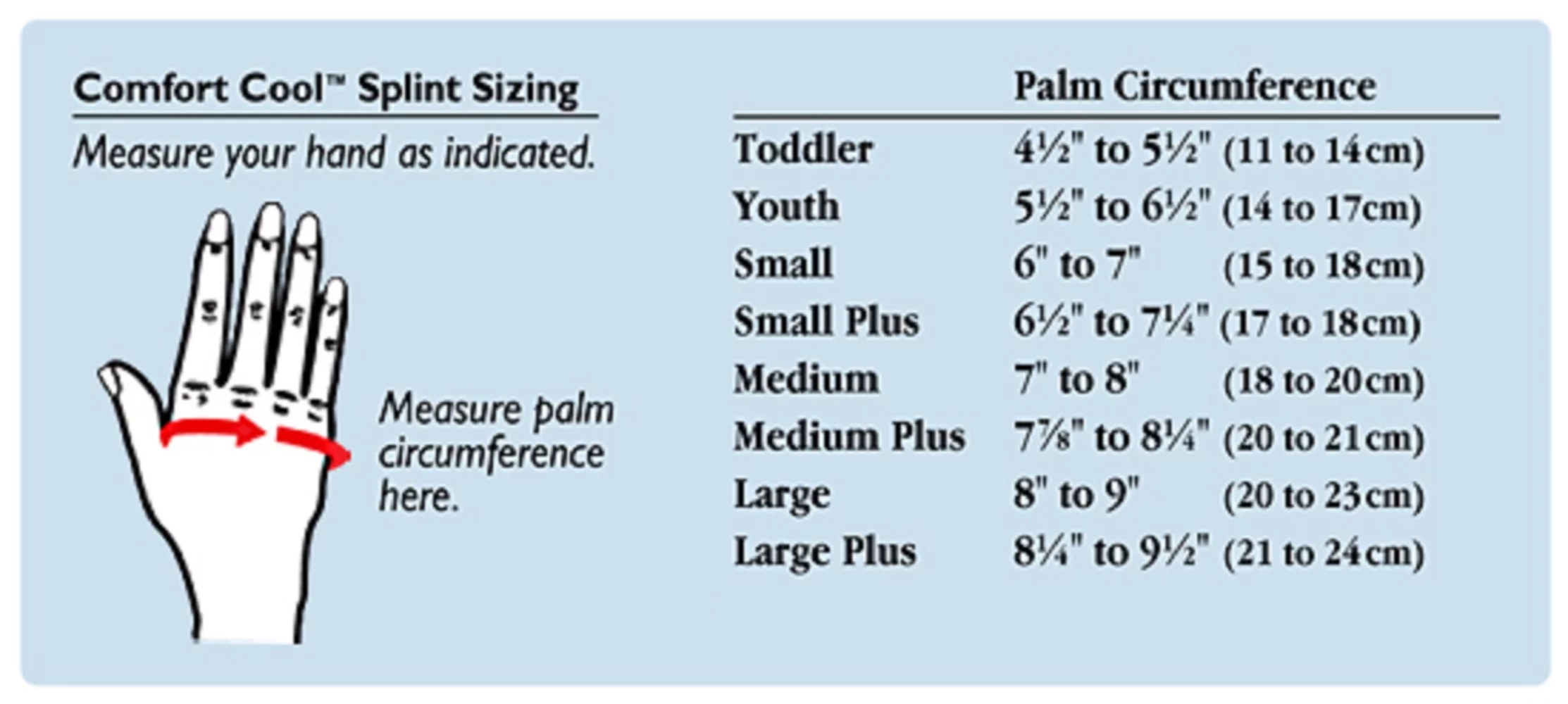 Comfort Cool Thumb CMC Abduction Orthosis, Left, Medium Plus