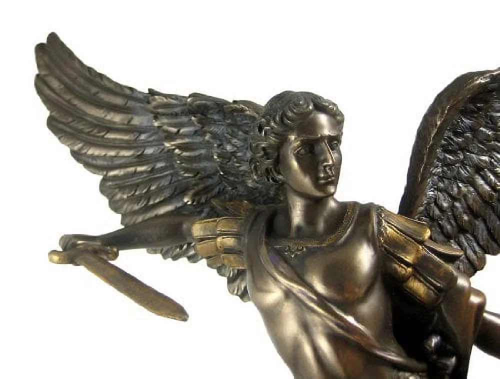 St. Michael The Archangel Bronze Look Statue Saint