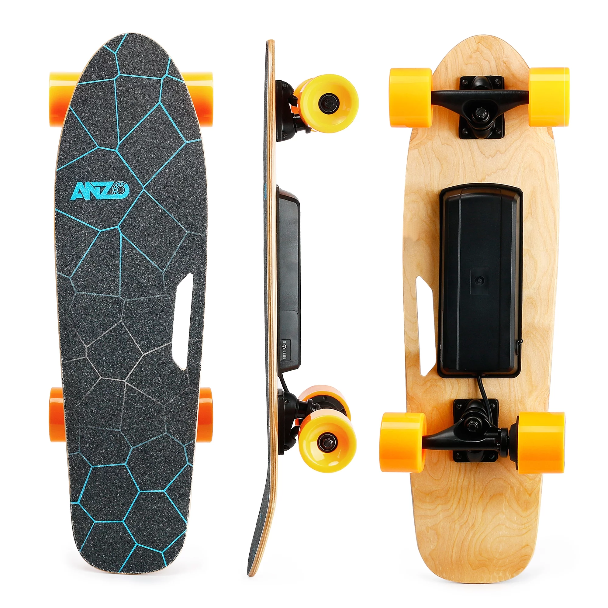 Small Electric Skateboard with Remote Control, 350W, Max 10 MPH for Adult, Teens, and Kids