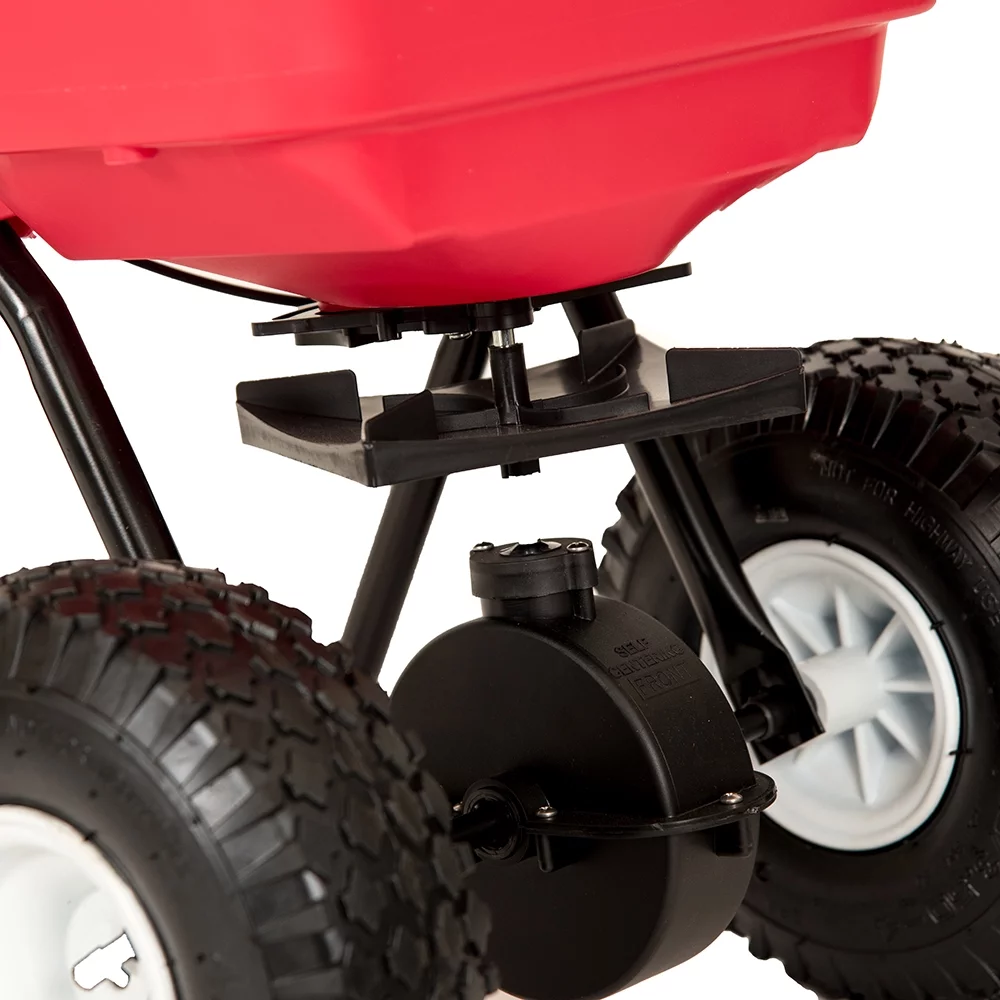 EarthWay 2050P 80lb Red Broadcast Fertilizer Lawn Spreader