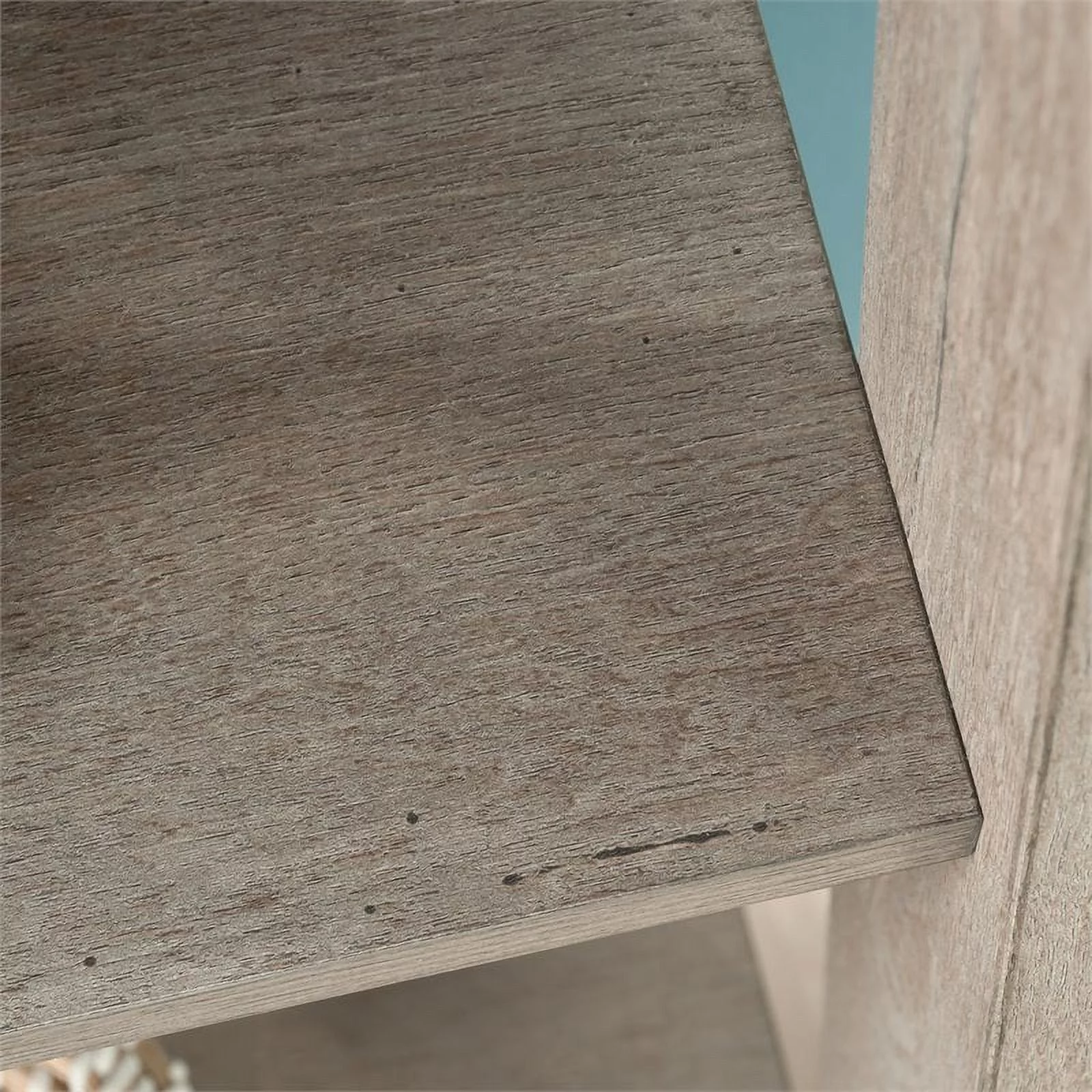 Pemberly Row 5-Shelf Modern Engineered Wood Bookcase in Mystic Oak