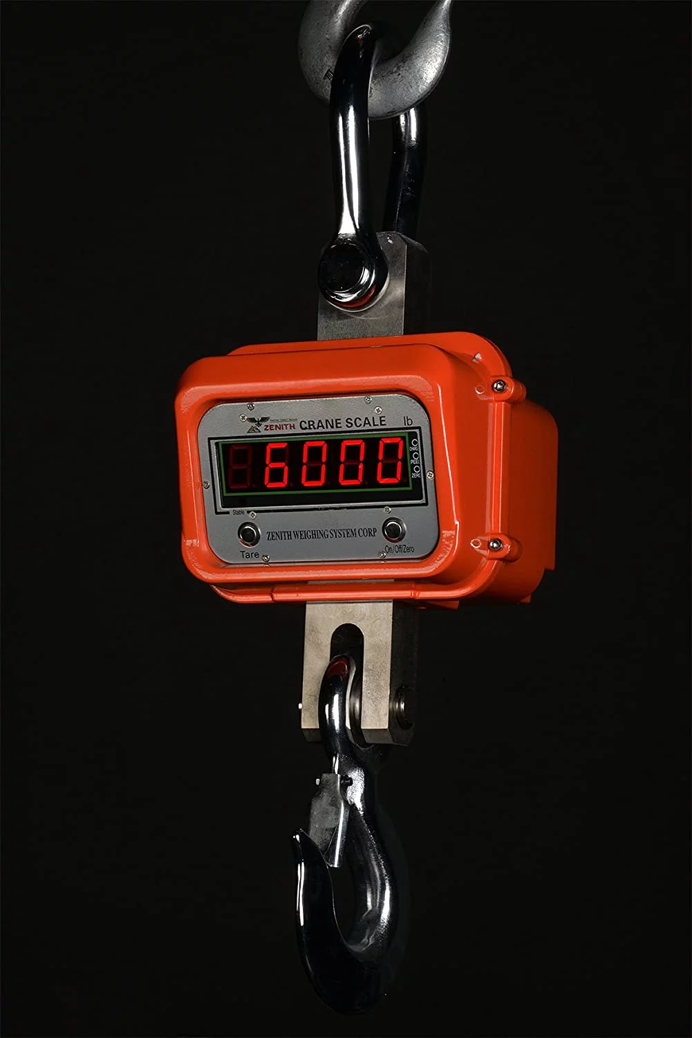 Optima Scales OP-925A-6000 Heavy-Duty Crane Scale - 6000 lbs x 2 lb. LED Display