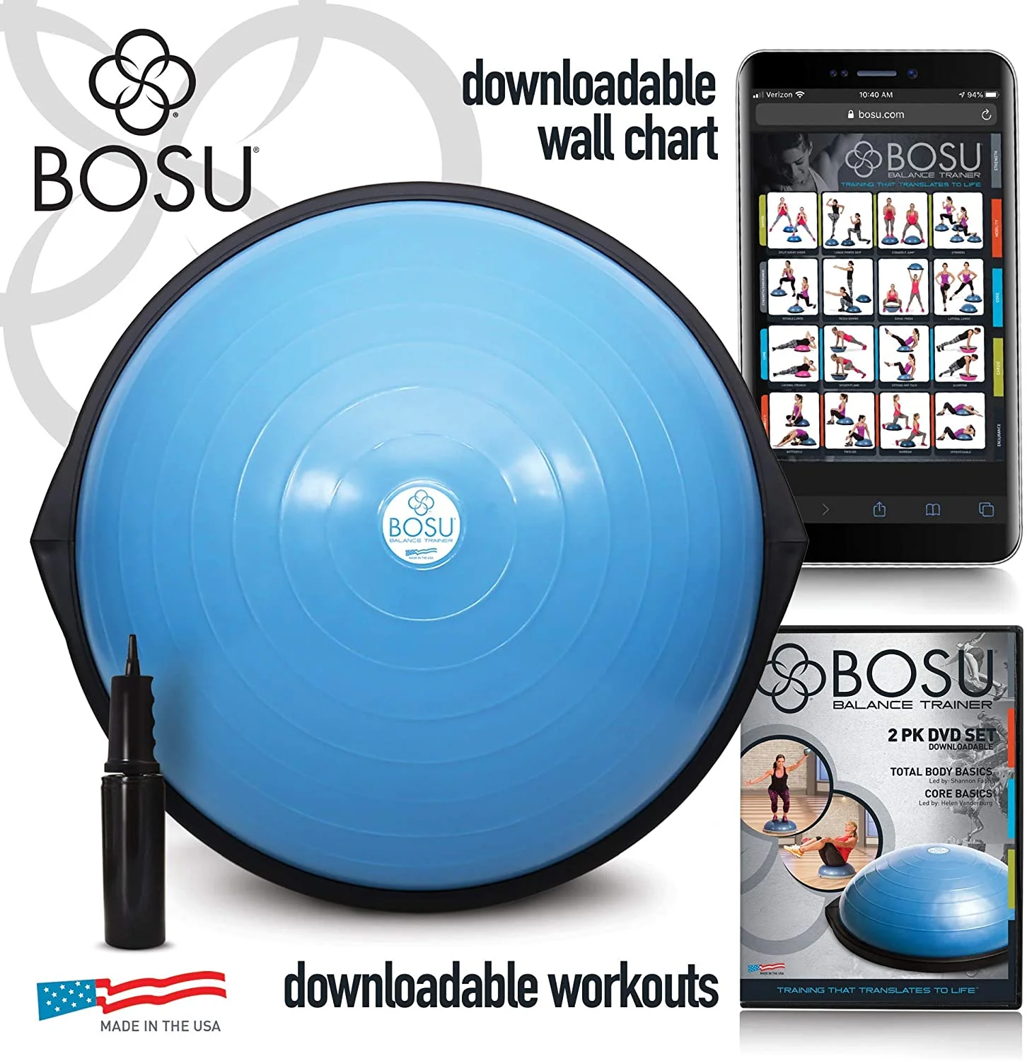 Bosu Balance Trainer, 65cm 