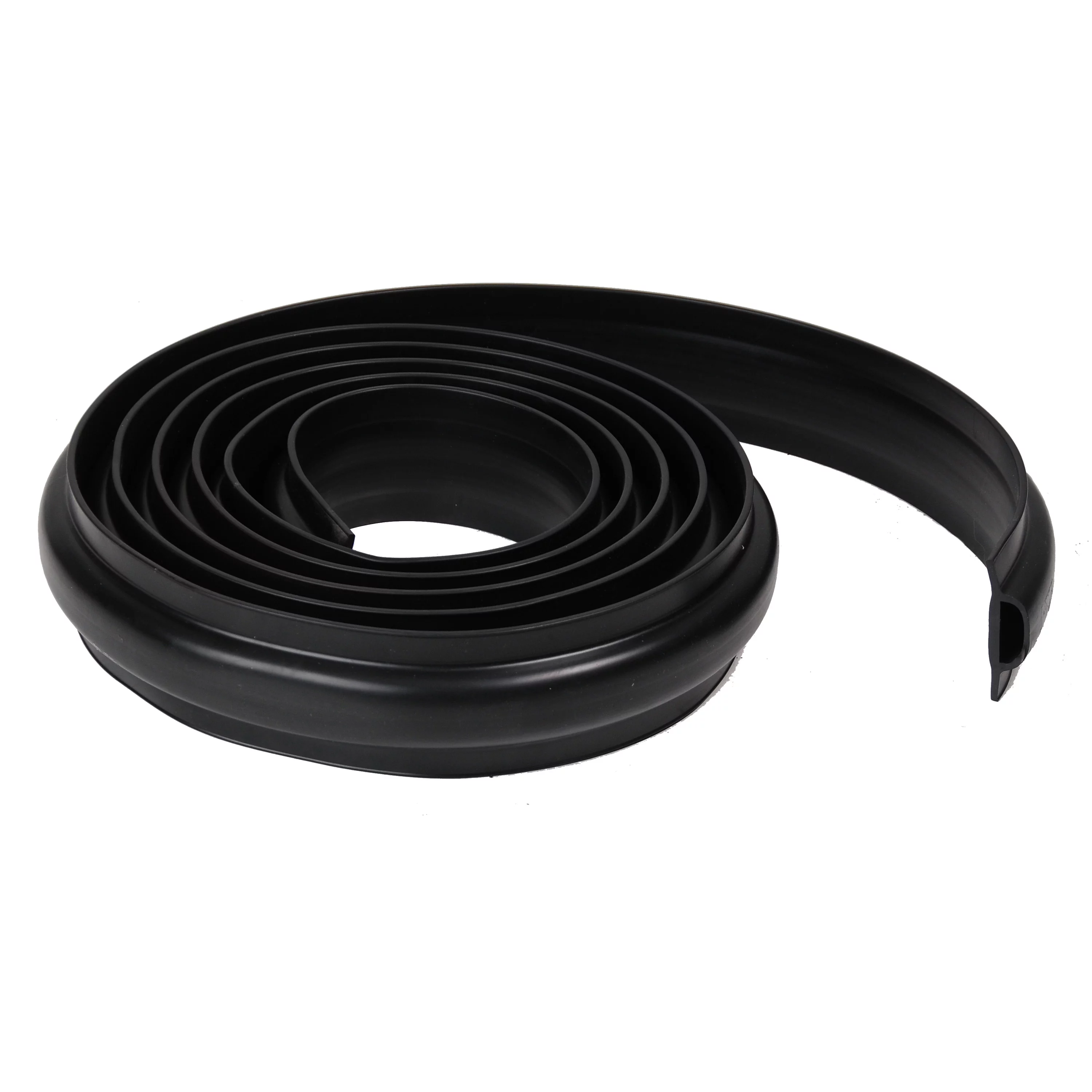 EasyFlex D-Shape Dock Edging, Black, 16 ft.
