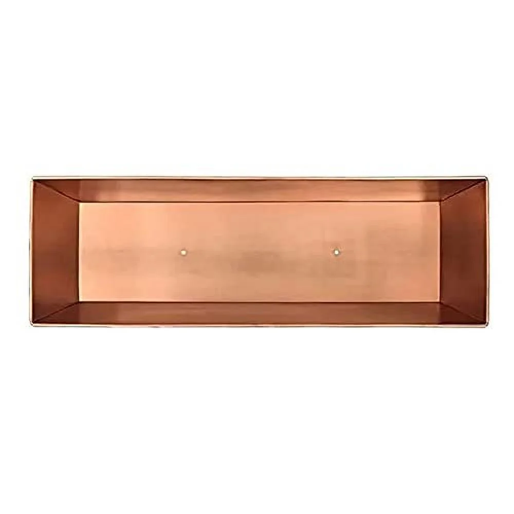Small Plain Copper Plated Flower Box