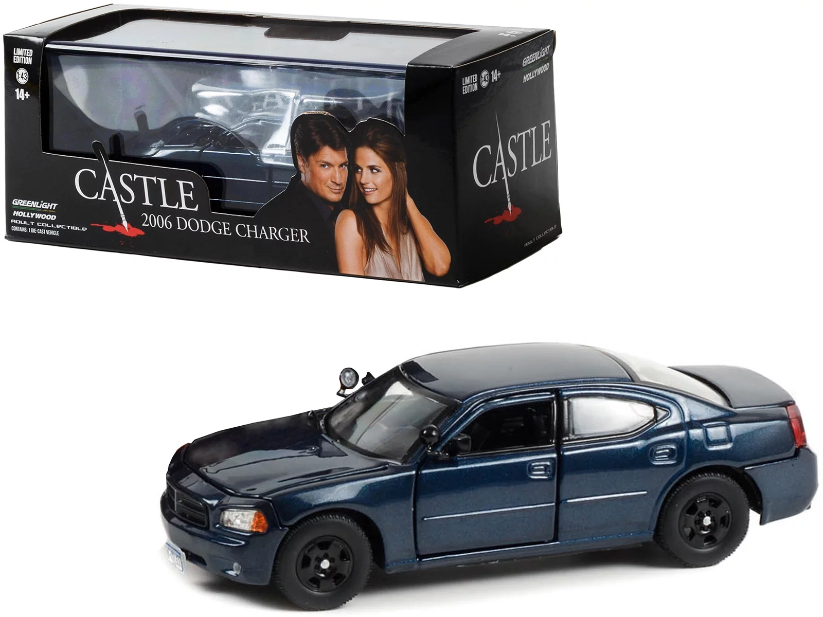 Diecast 2006 Dodge Charger Police Midnight Blue Pearlcoat 