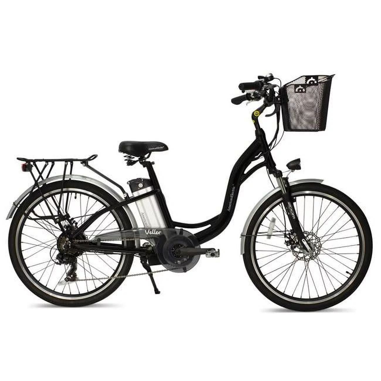 350W Electric Beach Cruiser Electric Bike, Ivory