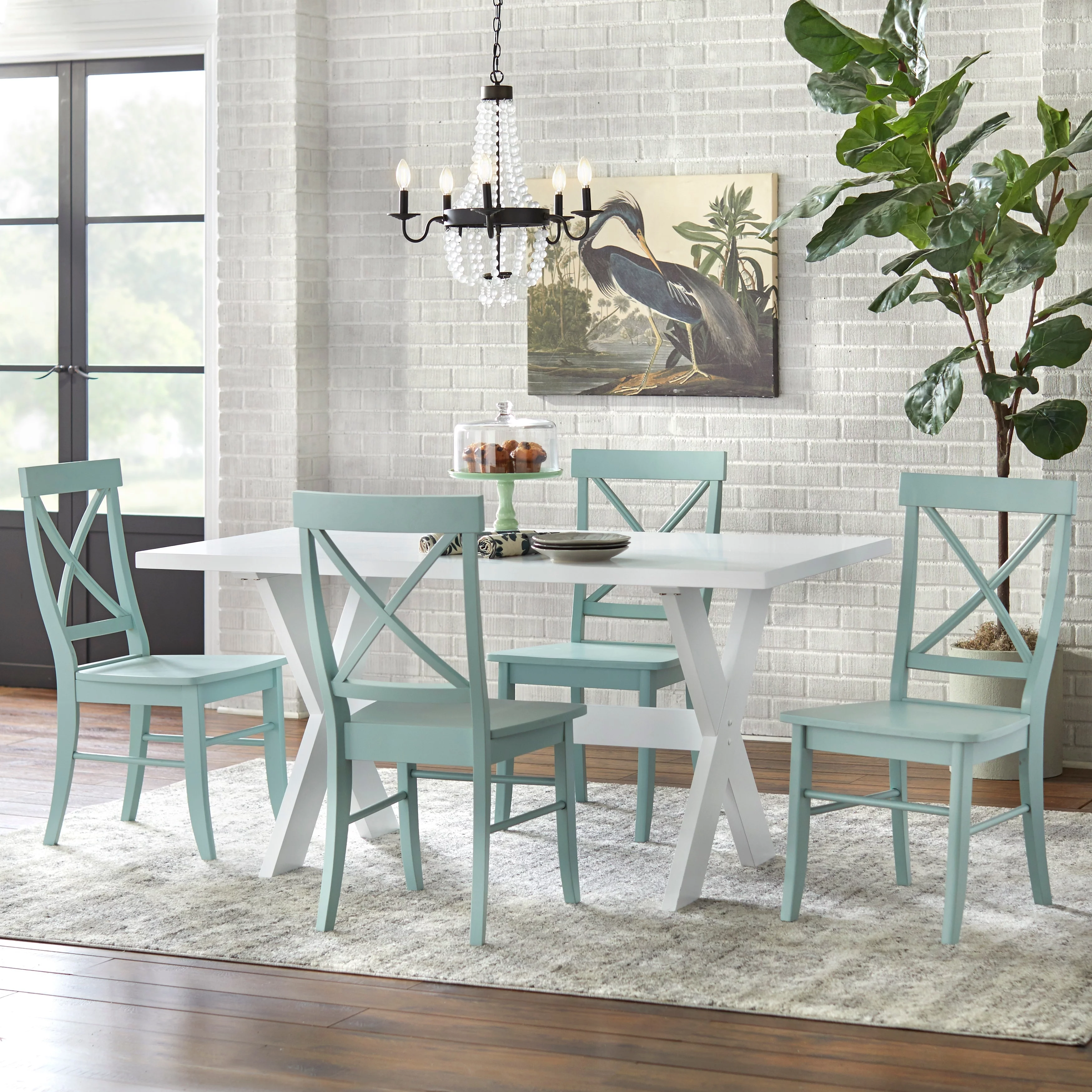 Simple Living  5-piece Sumner Dining Set White