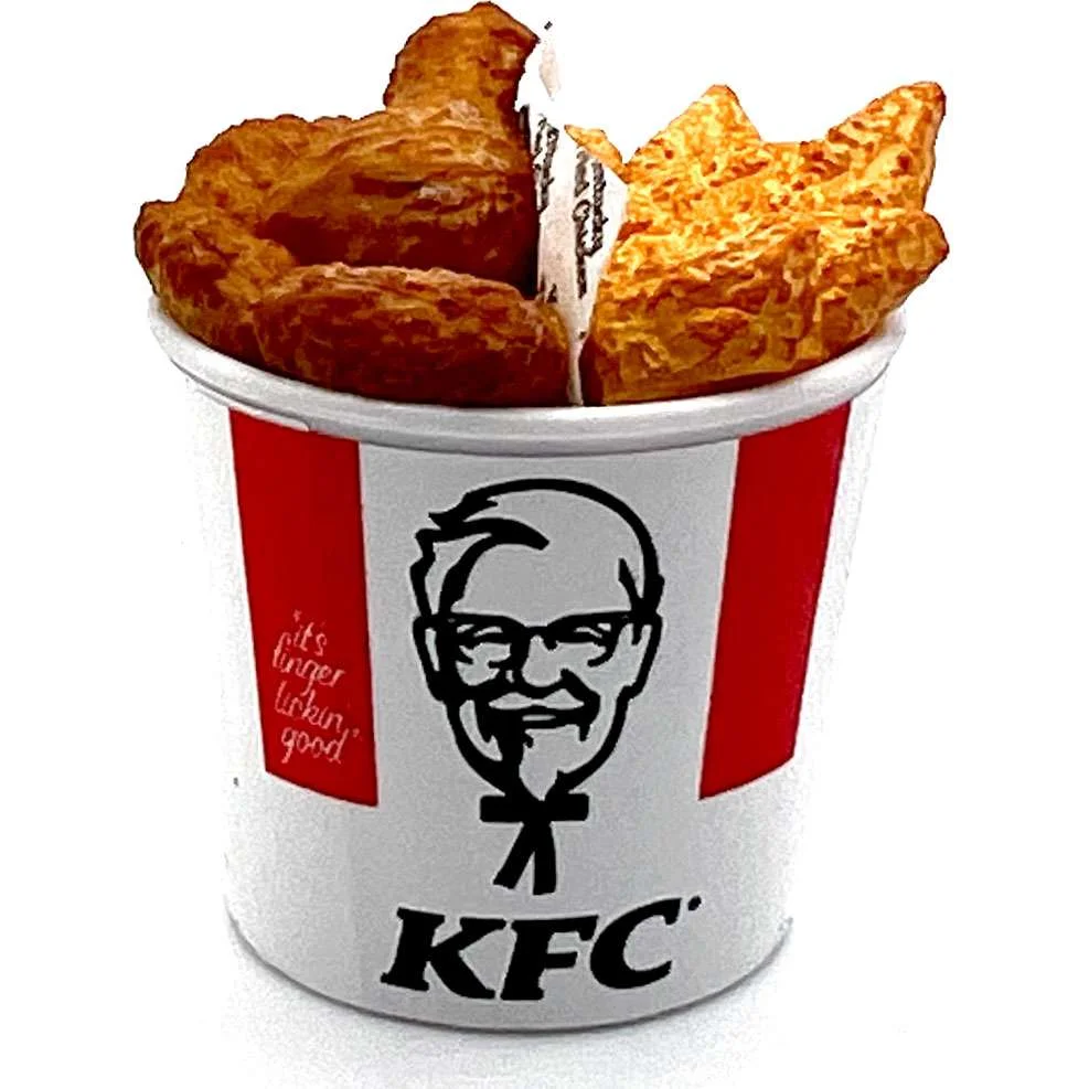 5 Surprise KFC Split Bucket Mini Food Toy (No Packaging)
