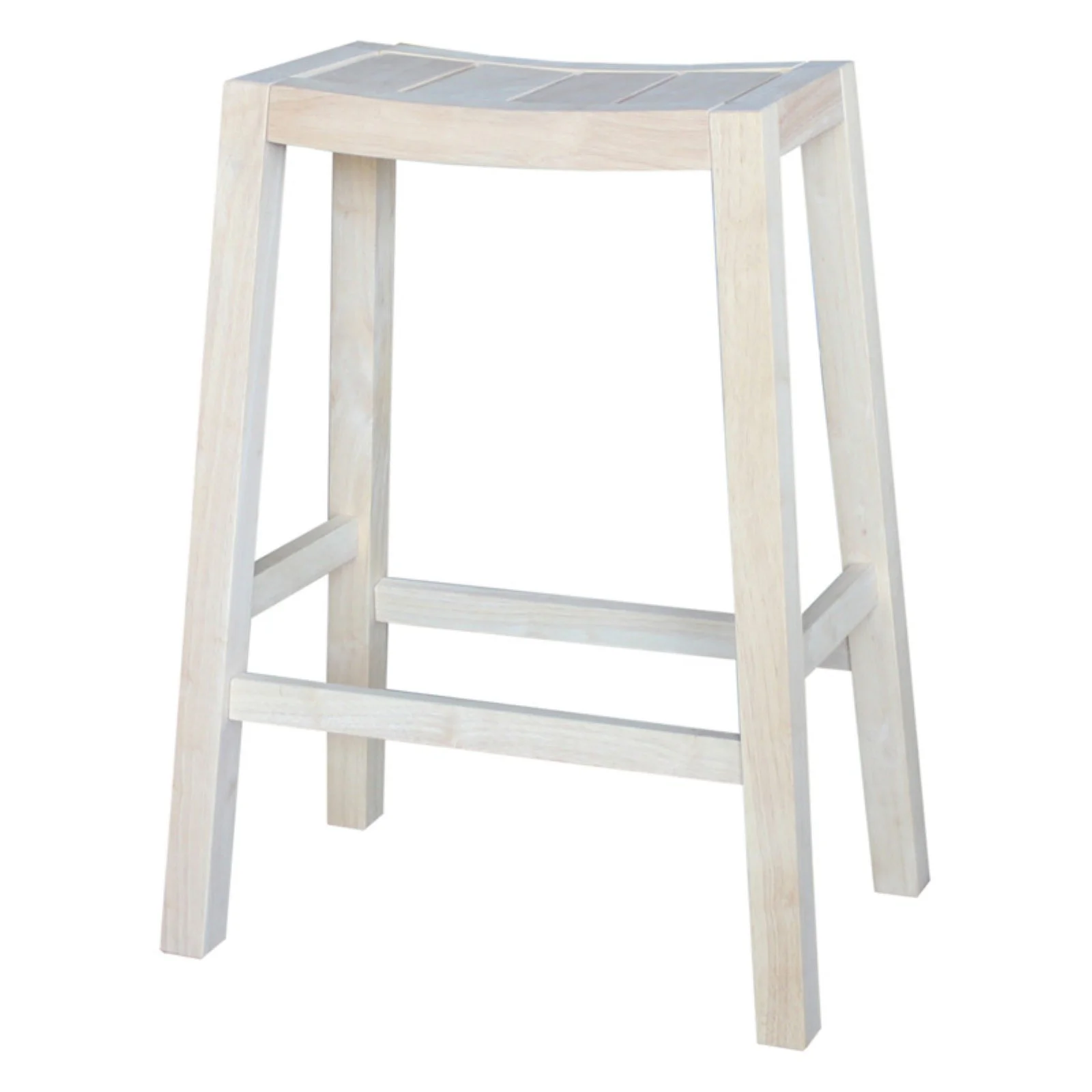 International Concepts Wood Backless Ranch Stool - Unfinished - 30