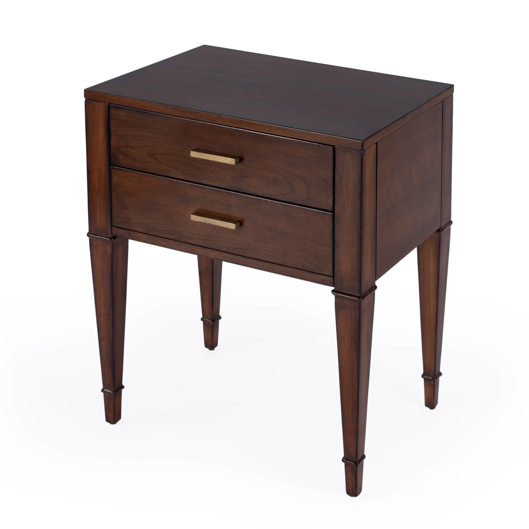 Butler Specialty Company Kai 2 Drawer End Table - Antique Cherry