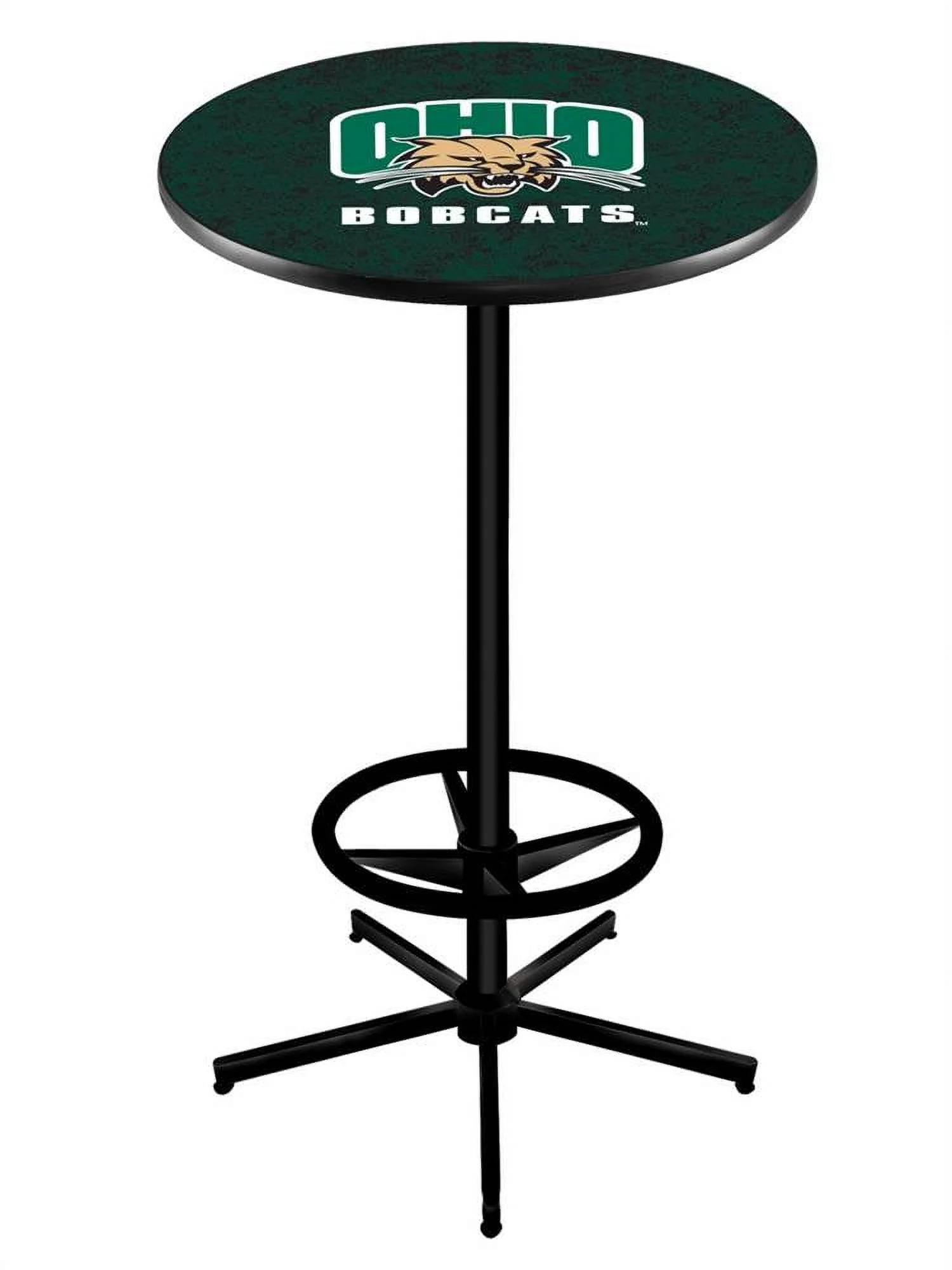 Ohio University Pub Table in Black (36 in. Dia. x 42 in. H (43 lbs.))