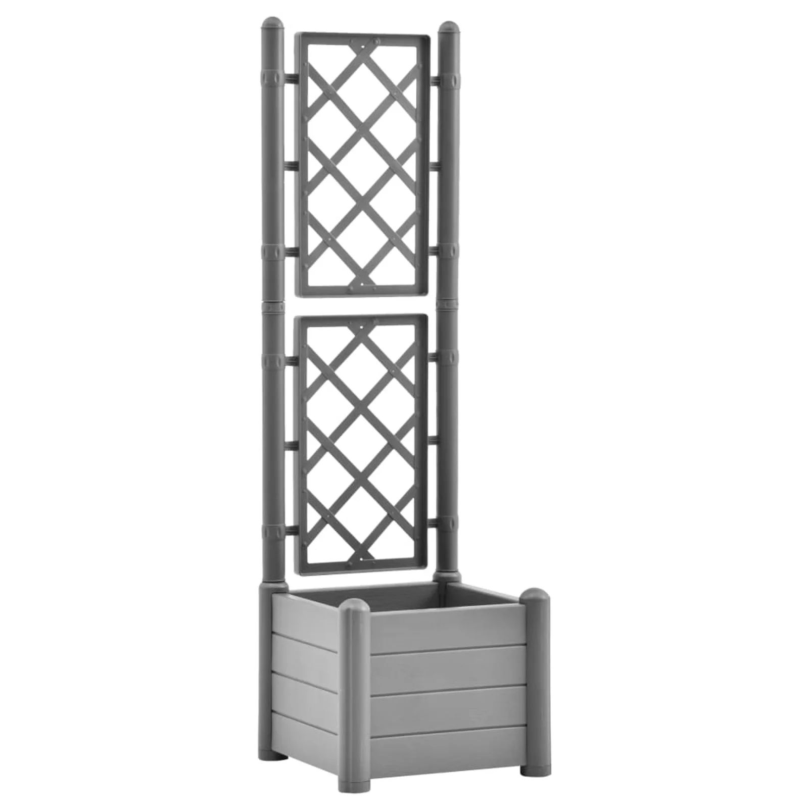 Anself Garden Planter with Trellis 16.9