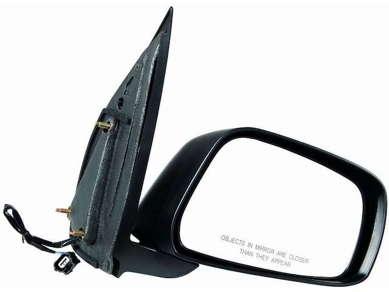 Front Right Passenger Side Power Mirror - Textured Black - without Heated Glass - Compatible with 2005 - 2018 Nissan Frontier 2006 2007 2008 2009 2010 2011 2012 2013 2014 2015 2016 2017