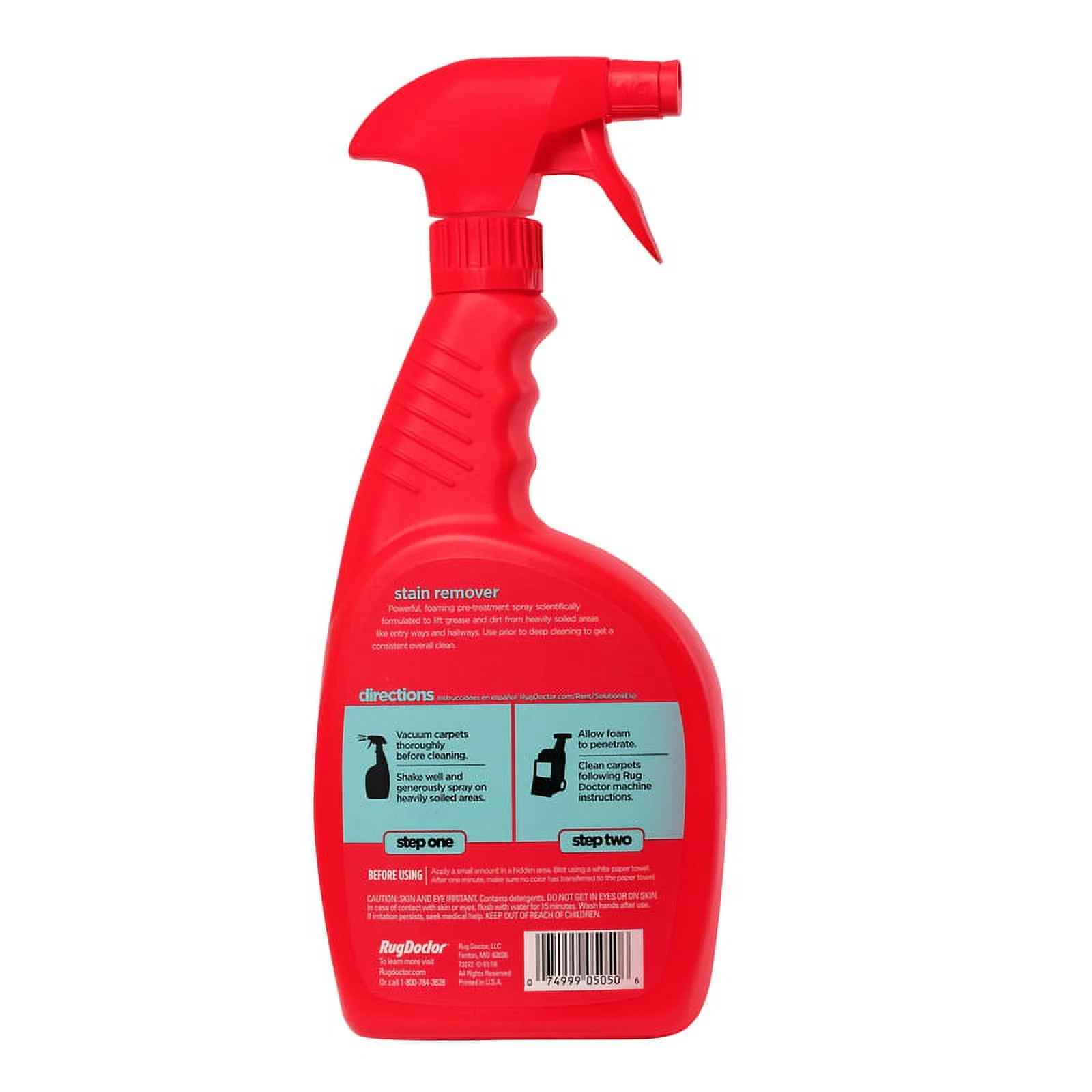 Rug Doctor Pro Pre-Treat Stain Remover (24 oz.); Effective, Penetrating, Non-Toxic Formula Lifts Dirt and Grease; Foaming Power Reaches Deep into Soft Surfaces to Treat Toughest Stains; Daybreak Scent