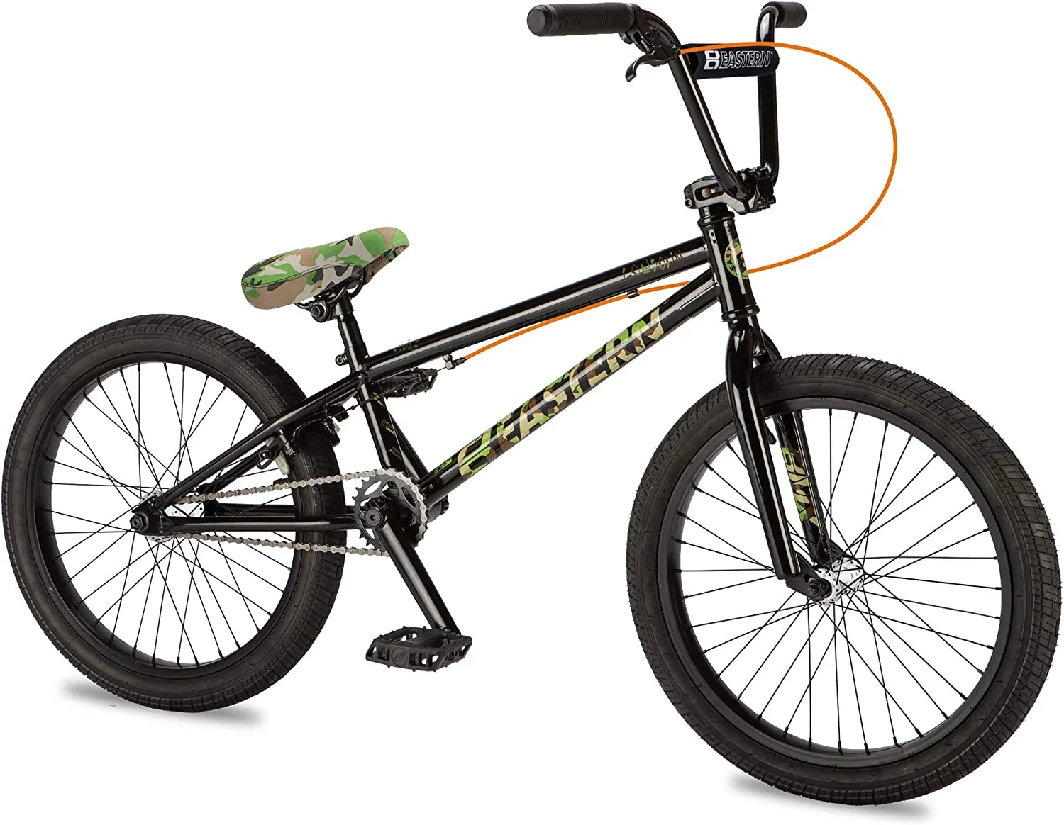 Eastern Bikes Eastern BMX Bikes - Lowdown Model 20 Inch Bike. Lightweight Freestyle Bike Designed by Professional BMX Riders at Black 20in/20in Top Tube