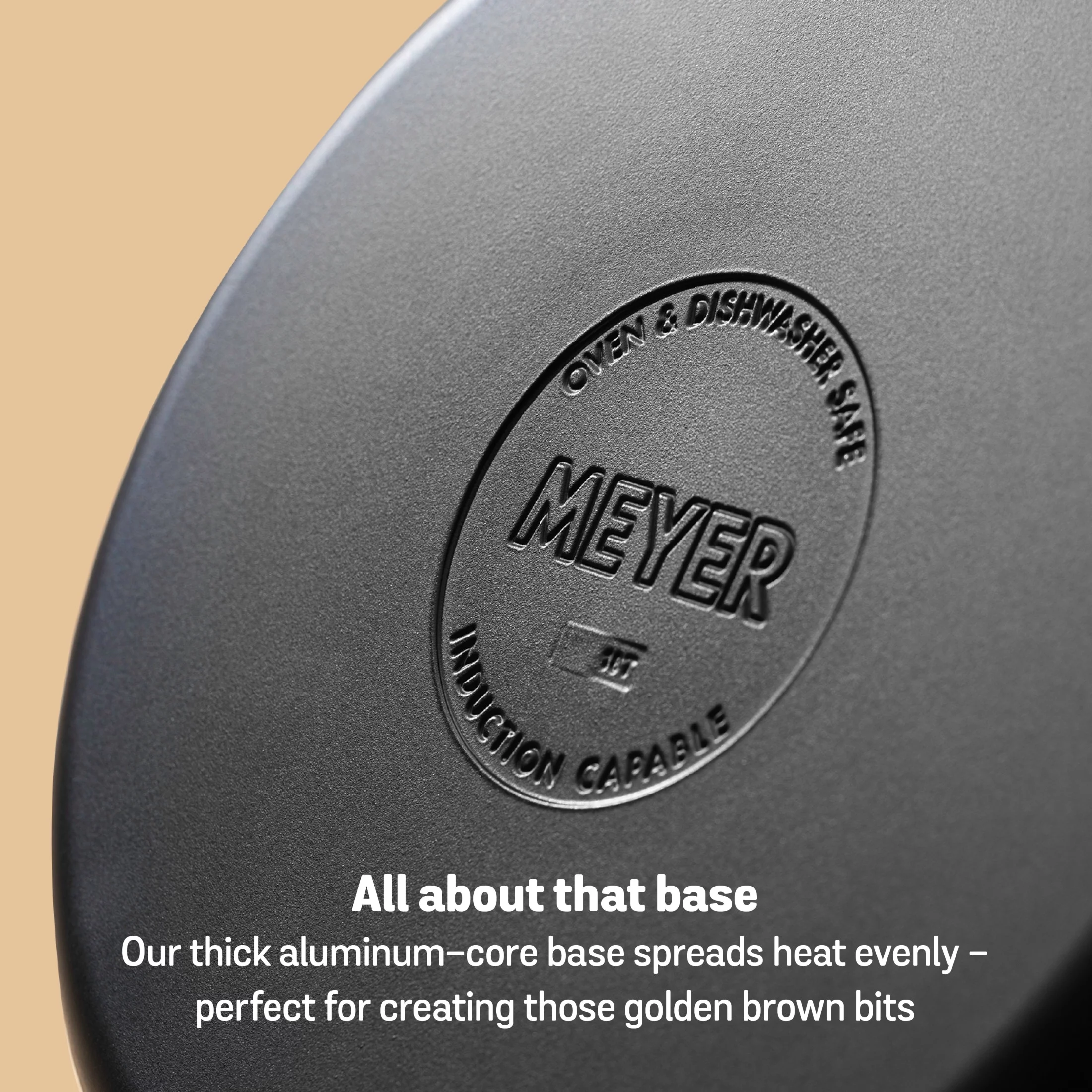 Meyer Accent Series Stainless Steel Stockpot, 6.5-Quart, Matte Black