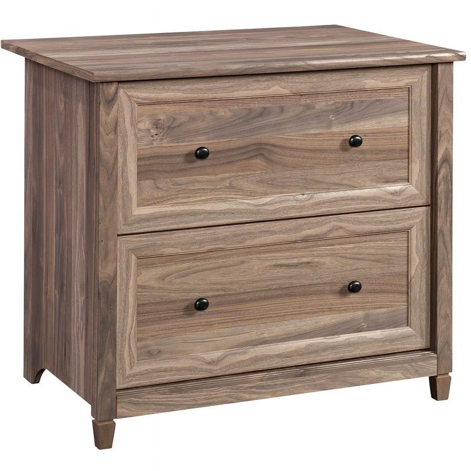 Pemberly Row Engineered Wood 2-Drawer Lateral File Cabinet in Washed Walnut