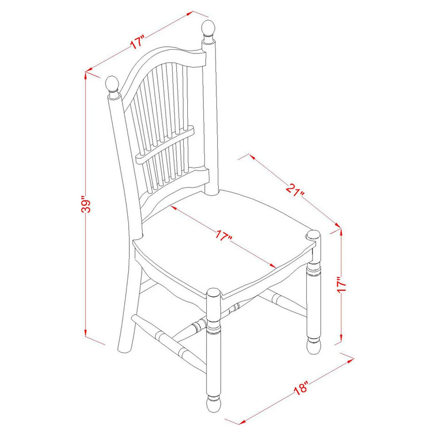 HomeStock Lakefront Luxury 5Pc Rectangular 60